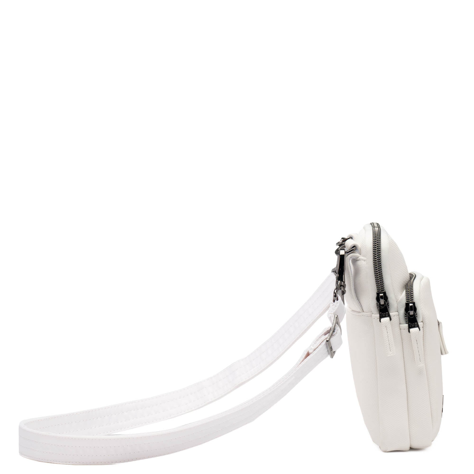 Pitter Patter Matte Luxe VL Crossbody Bag - PEARL WHITE - PitterPatter_MatteLuxe_PearlWhite_03