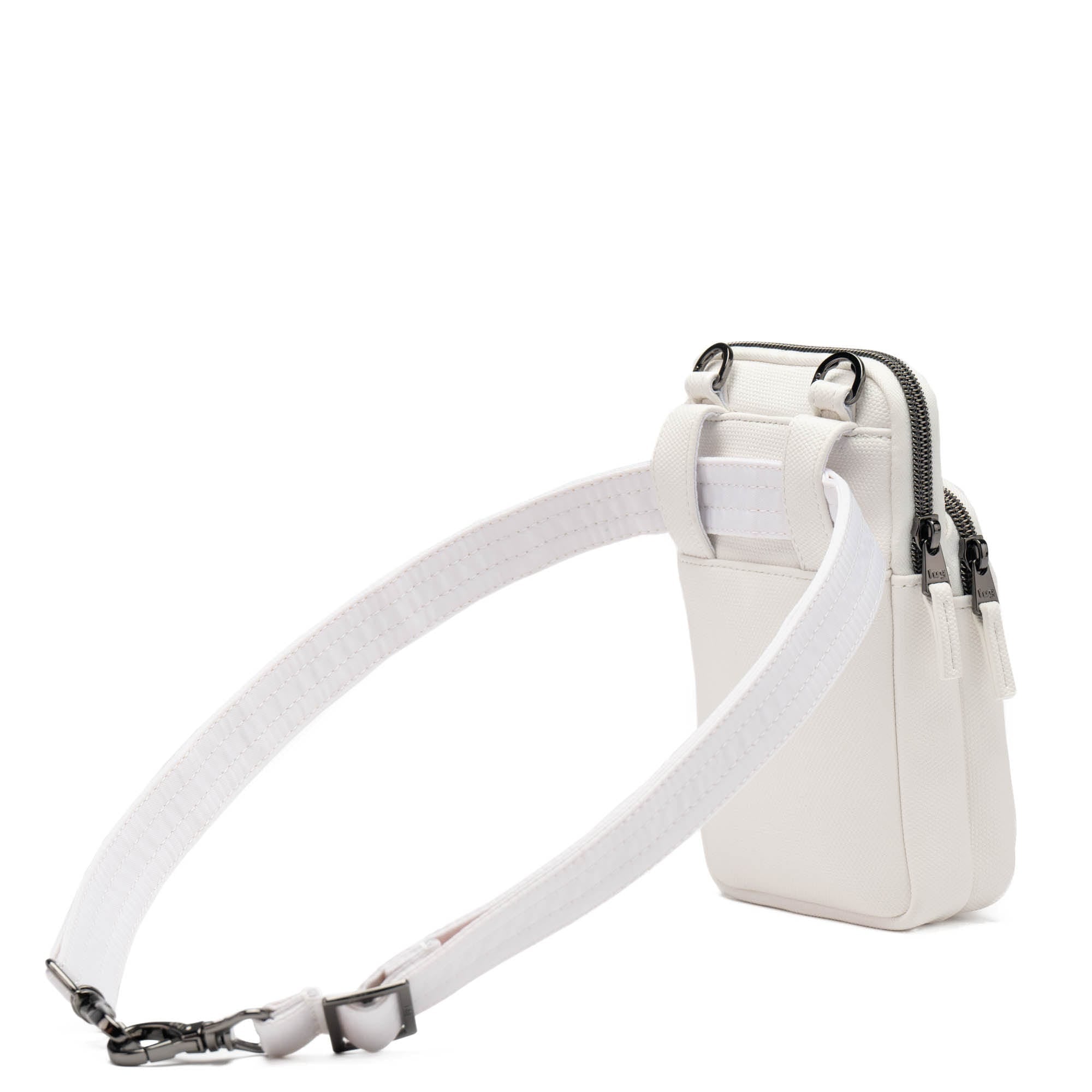 Pitter Patter Matte Luxe VL Crossbody Bag - PEARL WHITE - PitterPatter_MatteLuxe_PearlWhite_04