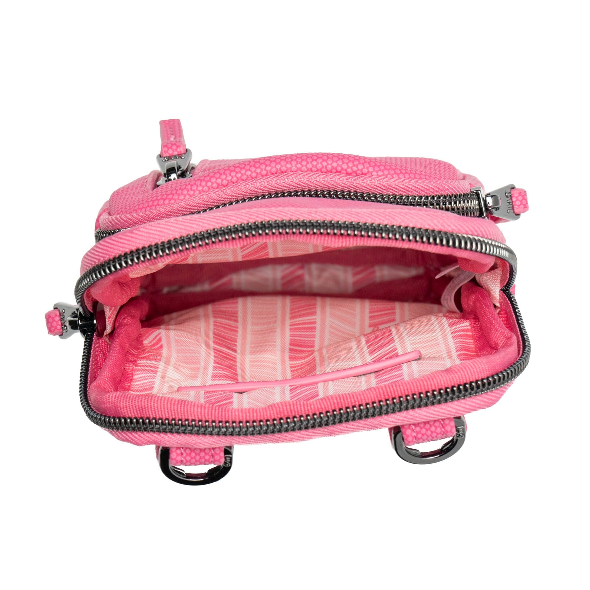 Pitter Patter Matte Luxe VL Crossbody Bag - PINK TOURMALINE - PitterPatter_MatteLuxe_PinkTourmaline_05