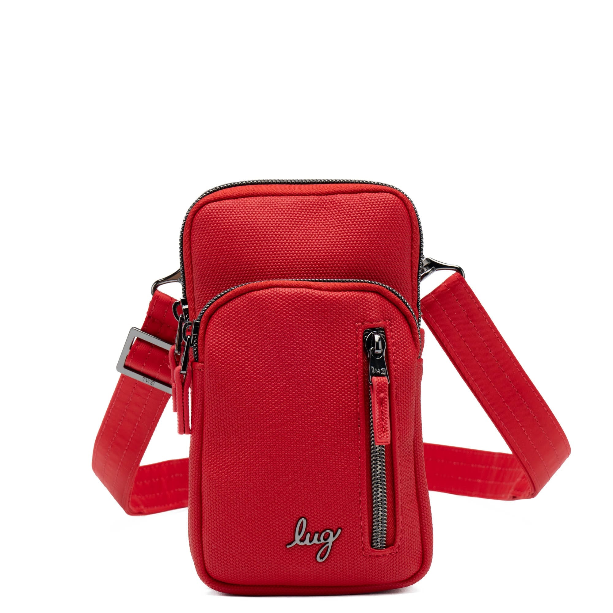 Pitter Patter Matte Luxe VL Crossbody Bag - RUBY RED - PitterPatter_MatteLuxe_RubyRed_01