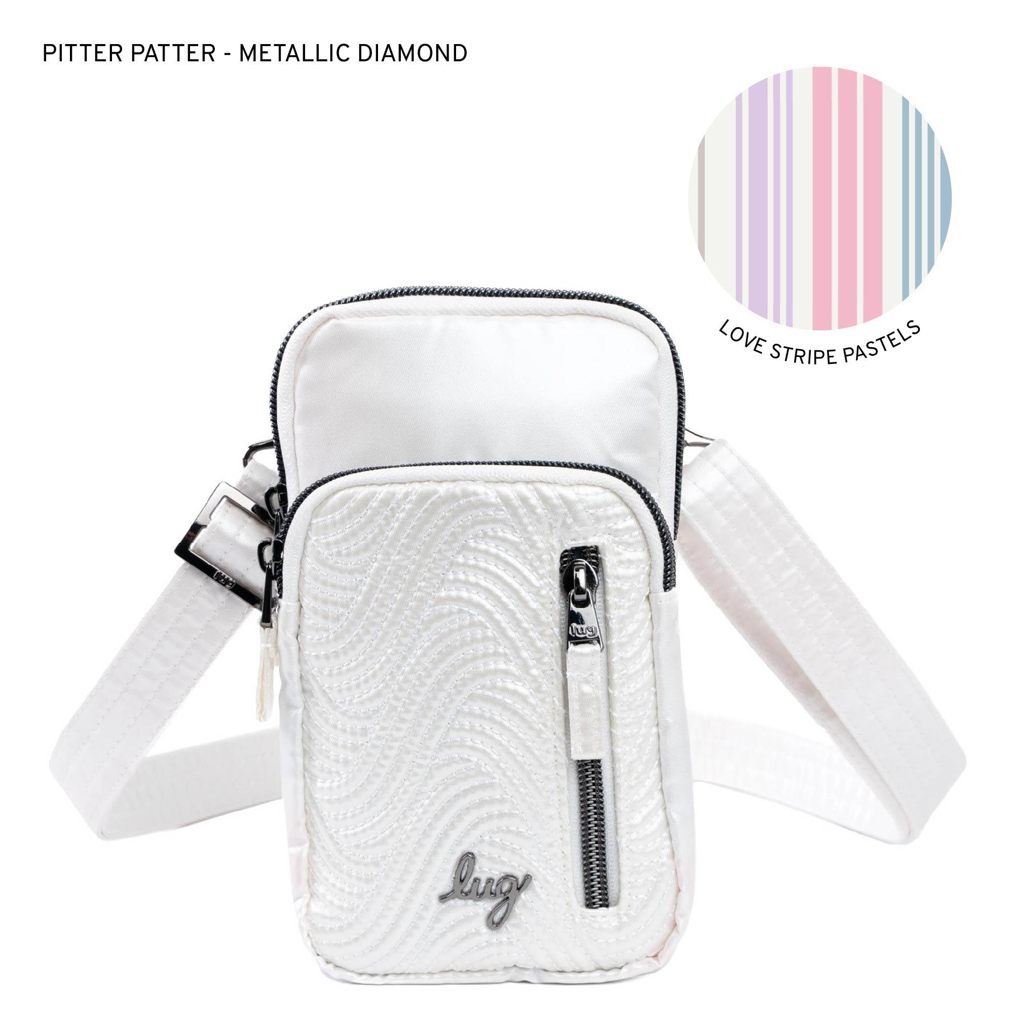 Pitter Patter Crossbody Bag - METALLIC DIAMOND - PitterPatter_MetallicDiamond