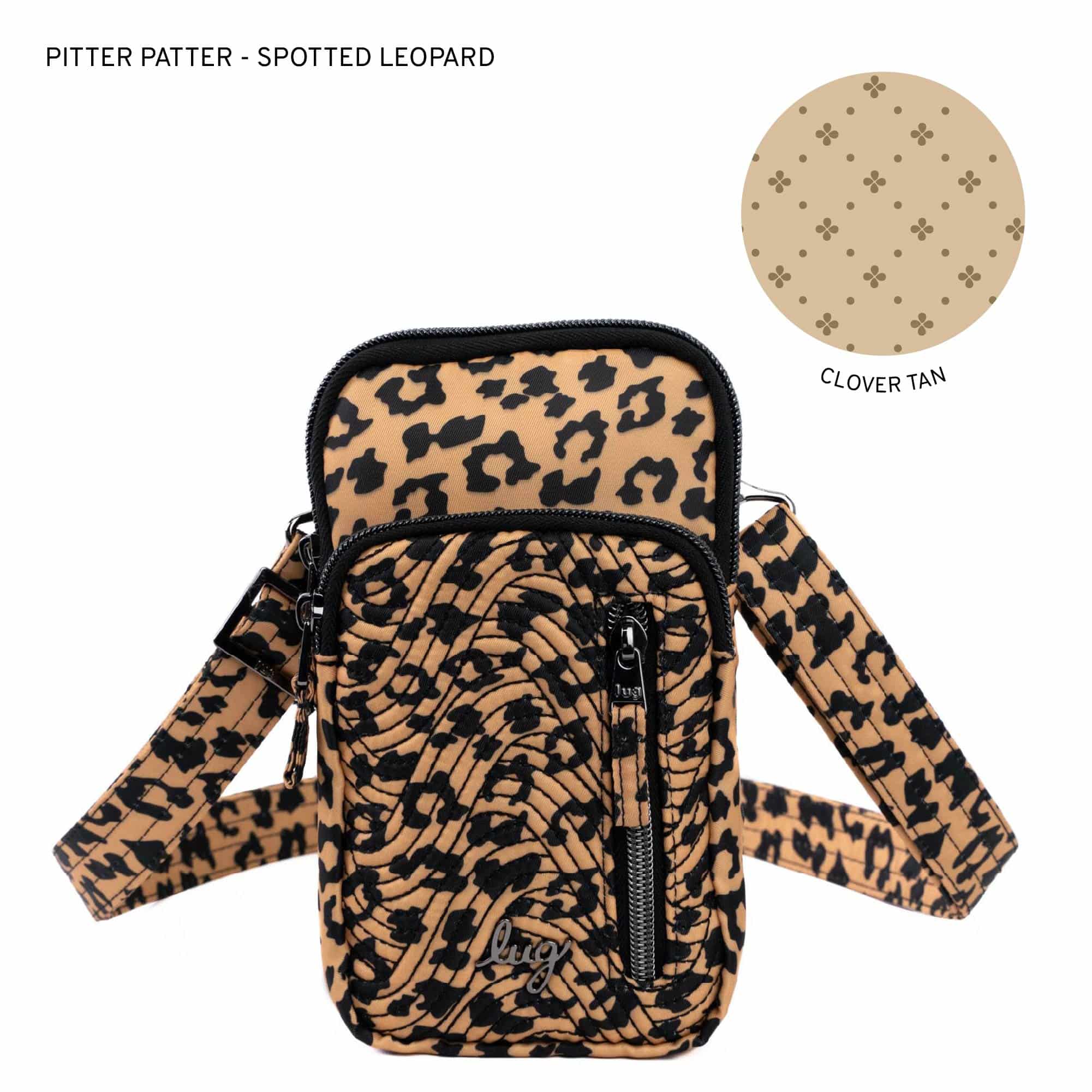 Pitter Patter Crossbody Bag - SPOTTED LEOPARD - PitterPatter_SpottedLeopard