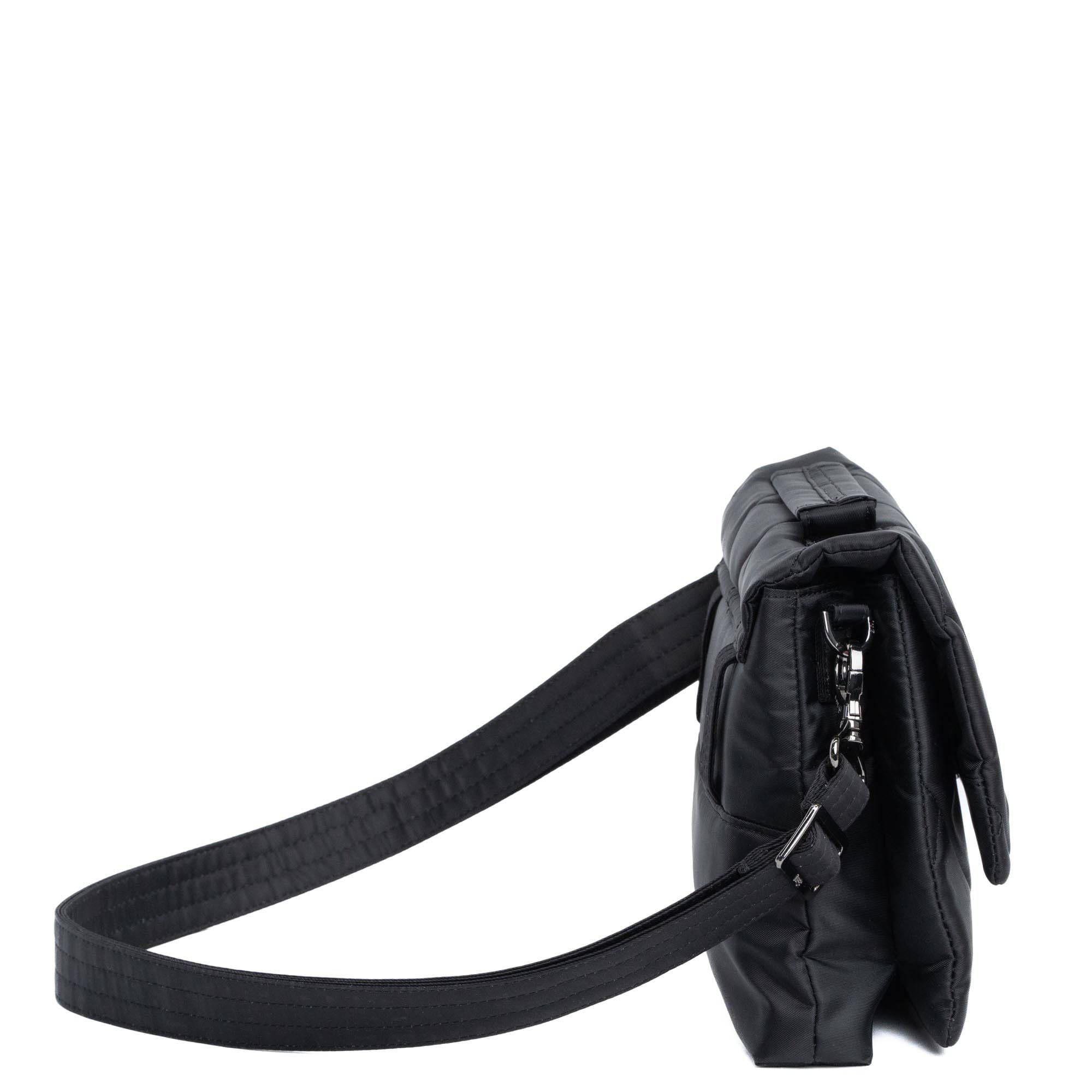 Pli&eacute; 2 Crossbody Bag - BLACK - Plie2_Black_03