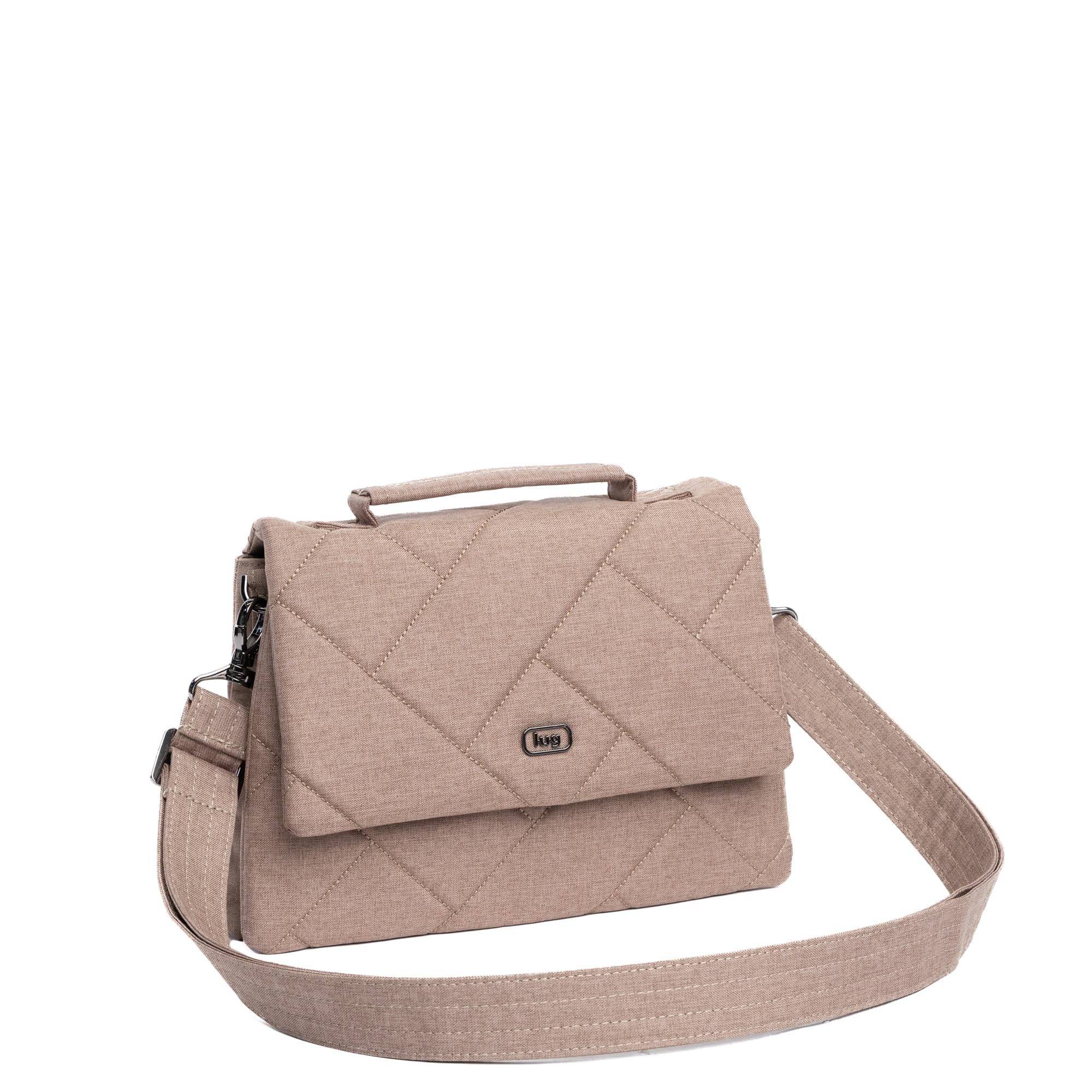 Pli&eacute; 2 Crossbody Bag - HEATHER SAND - Plie2_HeatherSand_02