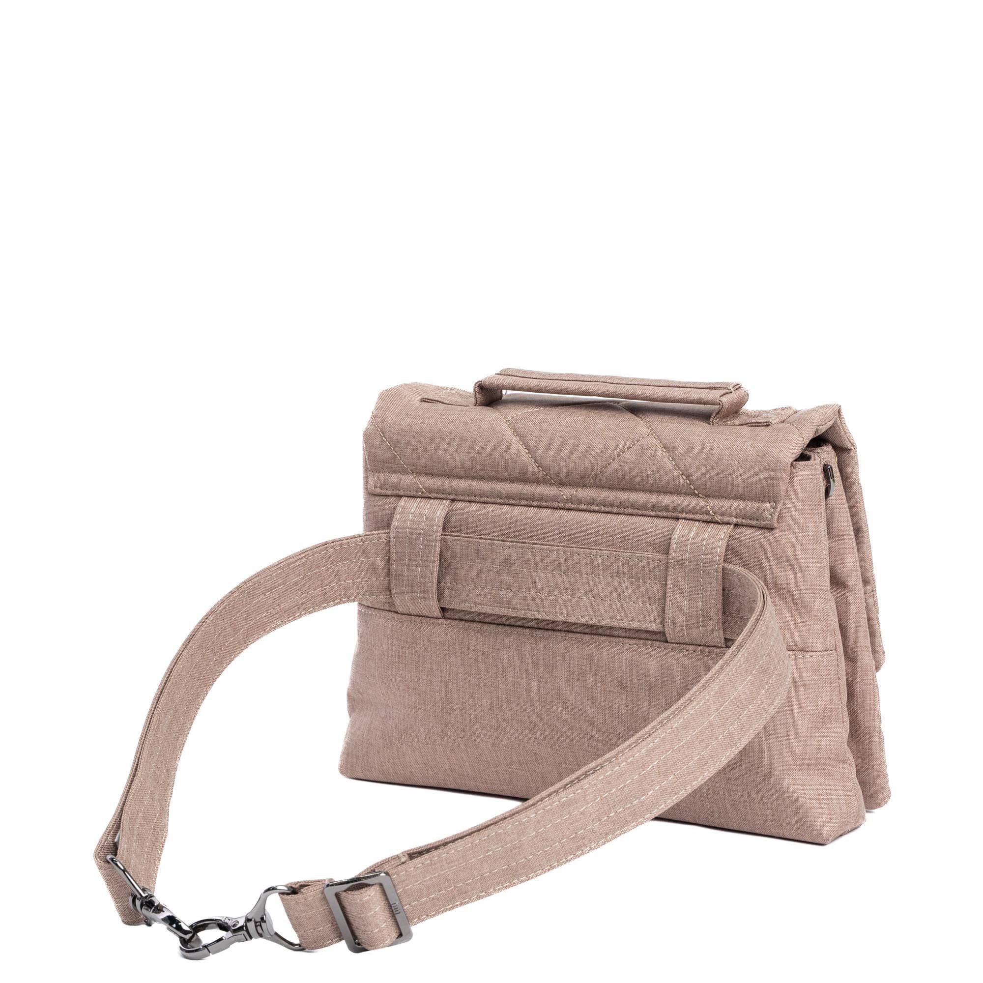 Pli&eacute; 2 Crossbody Bag - HEATHER SAND - Plie2_HeatherSand_04