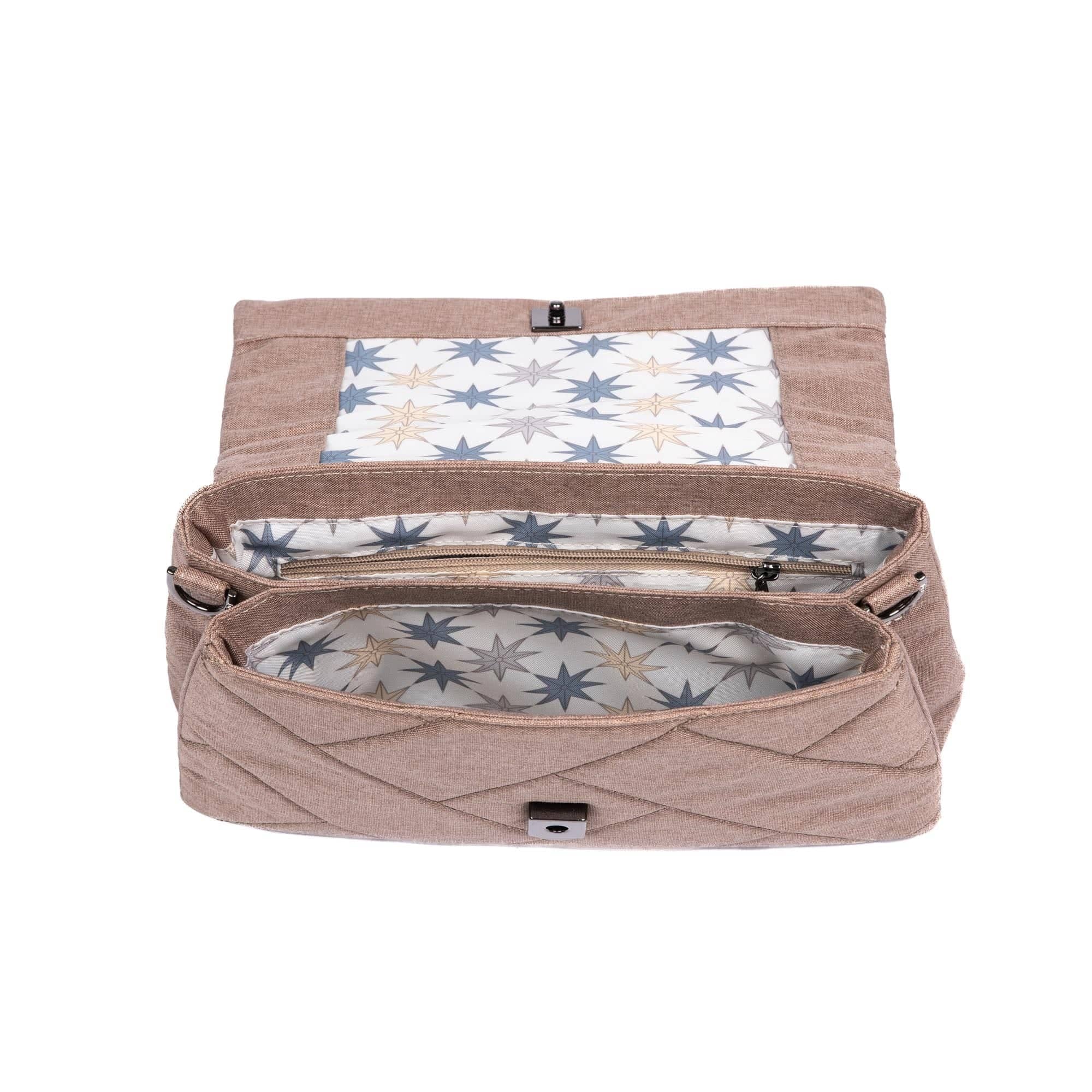 Pli&eacute; 2 Crossbody Bag - HEATHER SAND - Plie2_HeatherSand_05