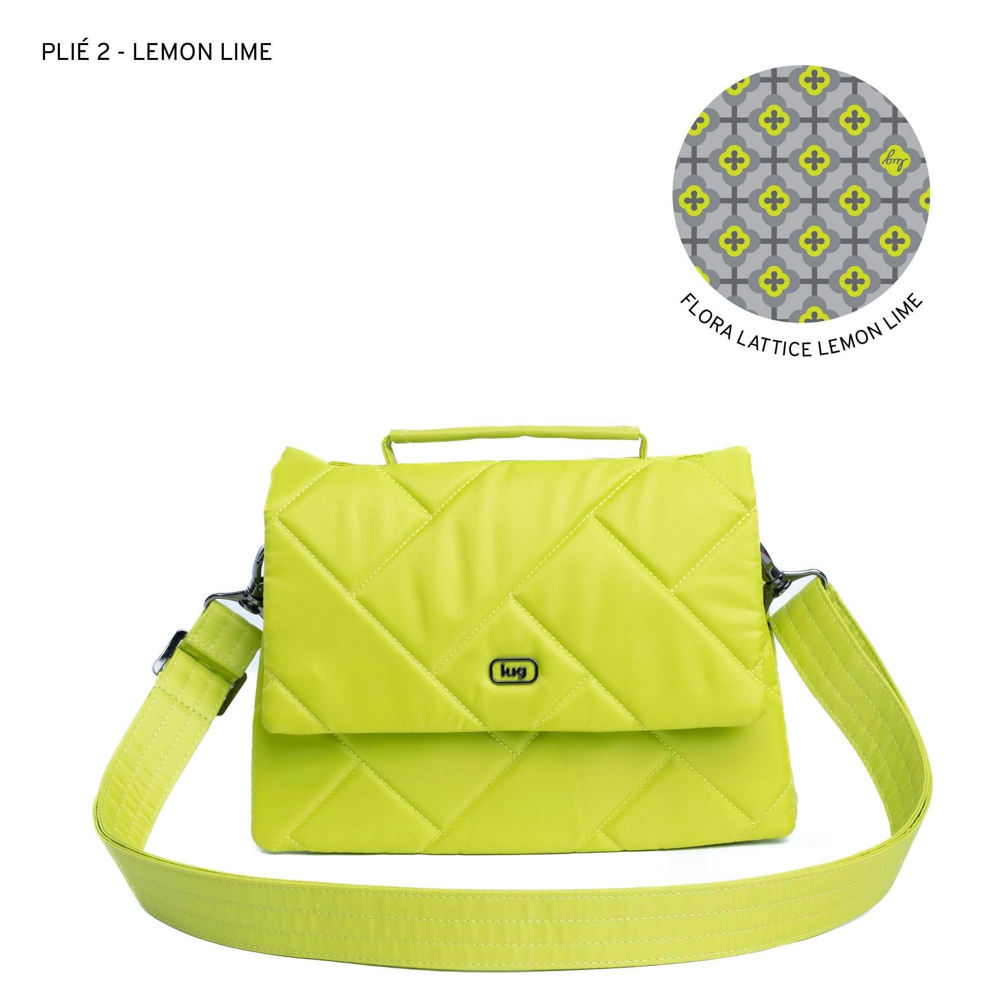 Pli&eacute; 2 Crossbody Bag - LEMON LIME - Plie2_LemonLime