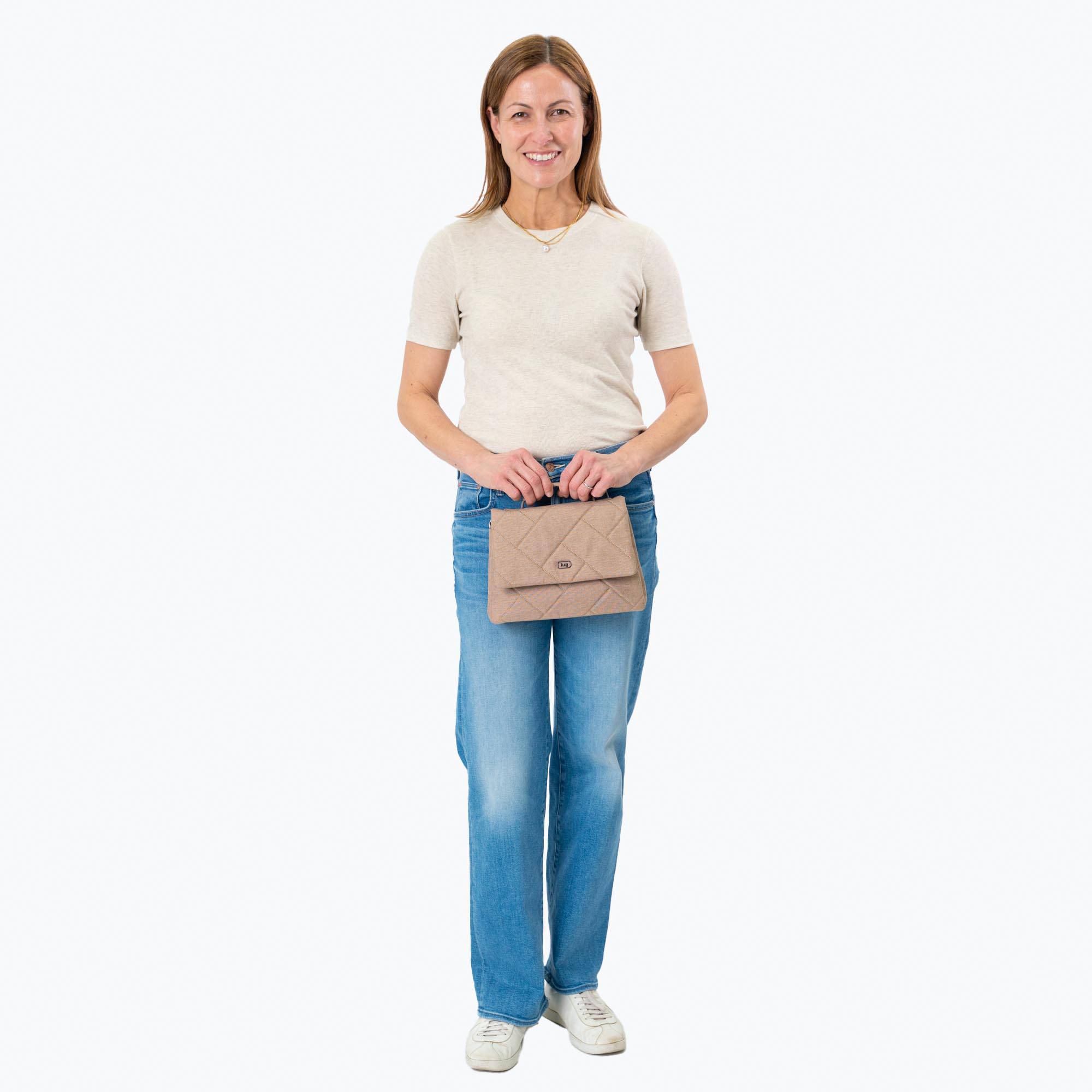 Plié 2 Crossbody Bag - - Plie2_Lifestyle_BagProportions_02