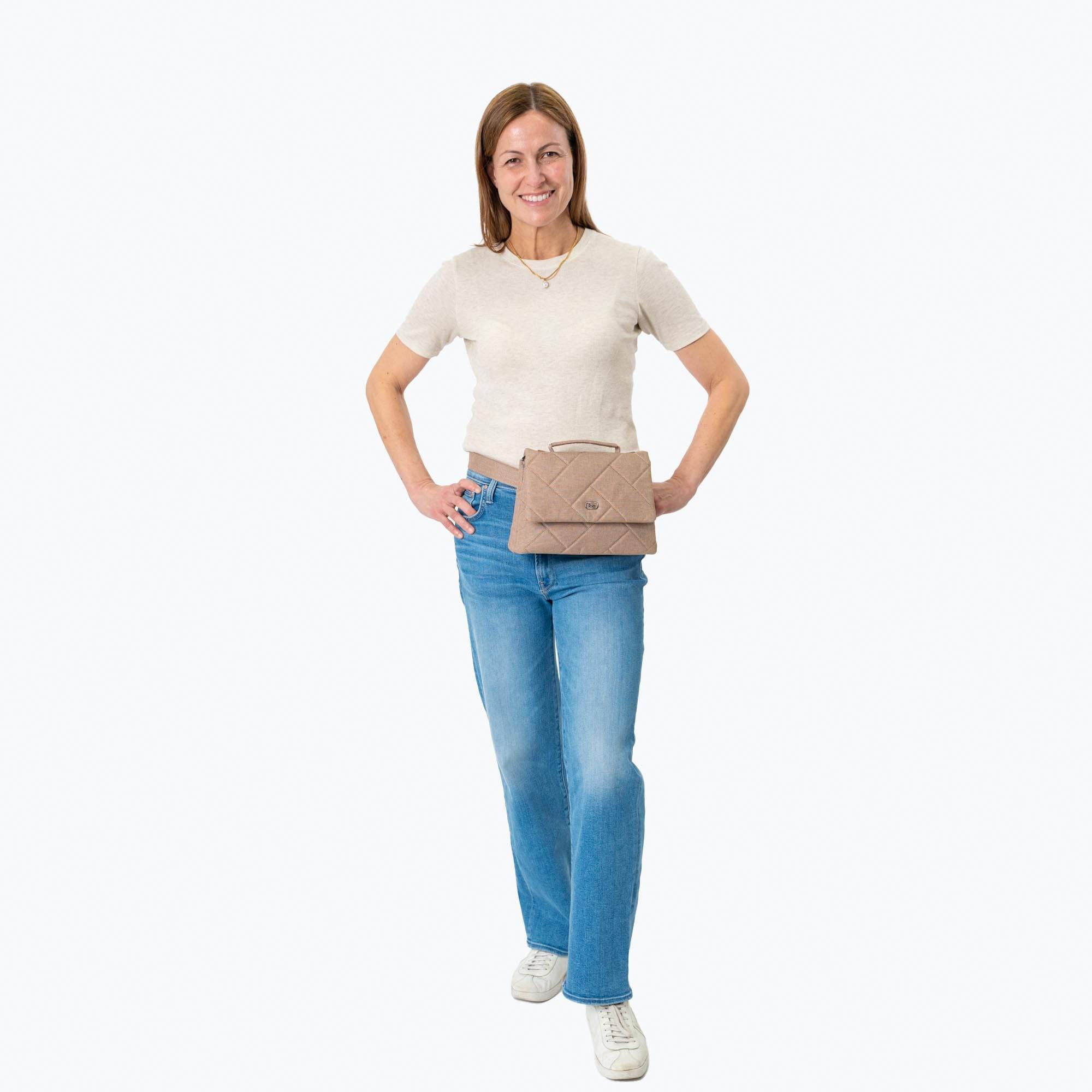 Plié 2 Crossbody Bag - - Plie2_Lifestyle_BagProportions_03