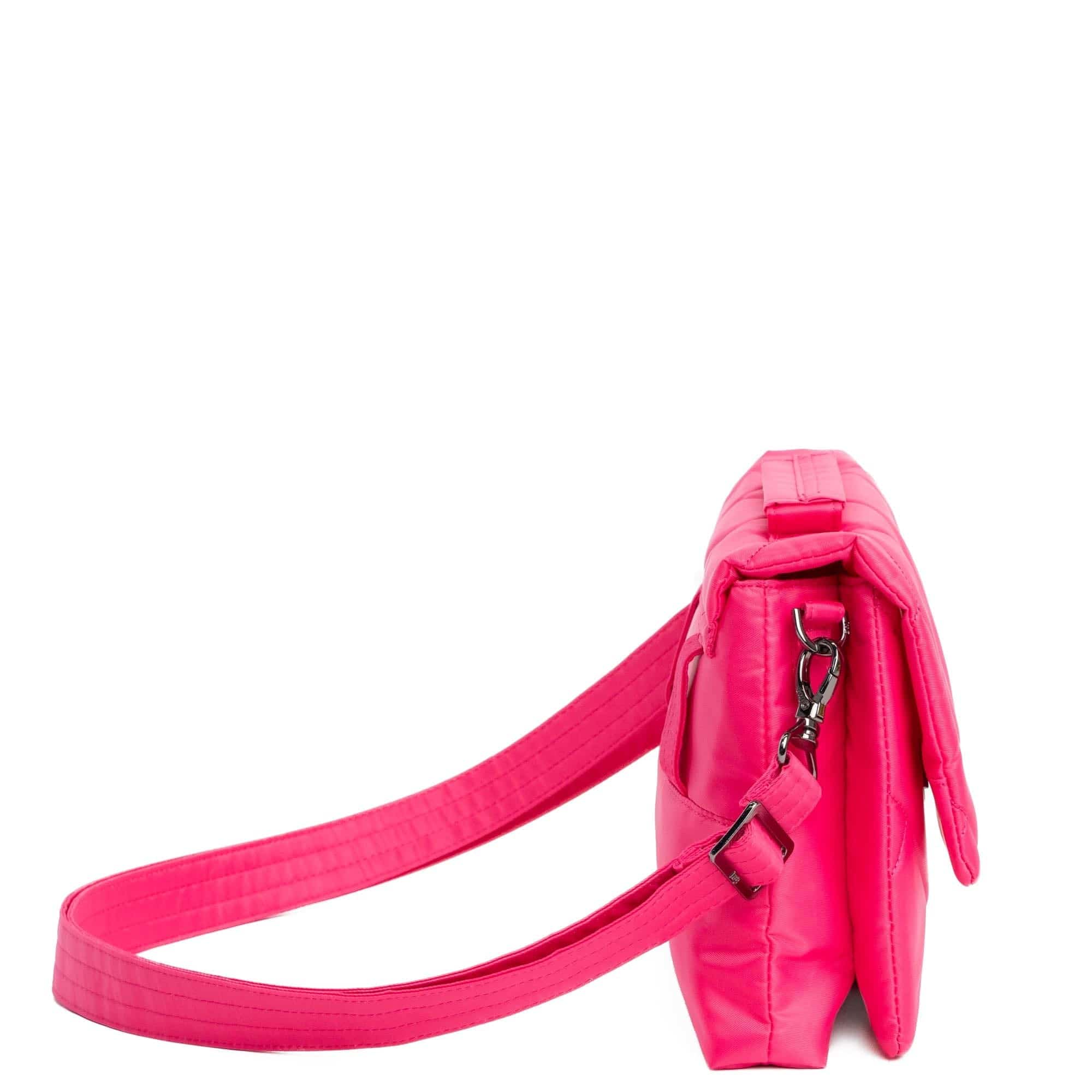 Pli&eacute; 2 Crossbody Bag - POWERFUL PINK - Plie2_PowerfulPink_03