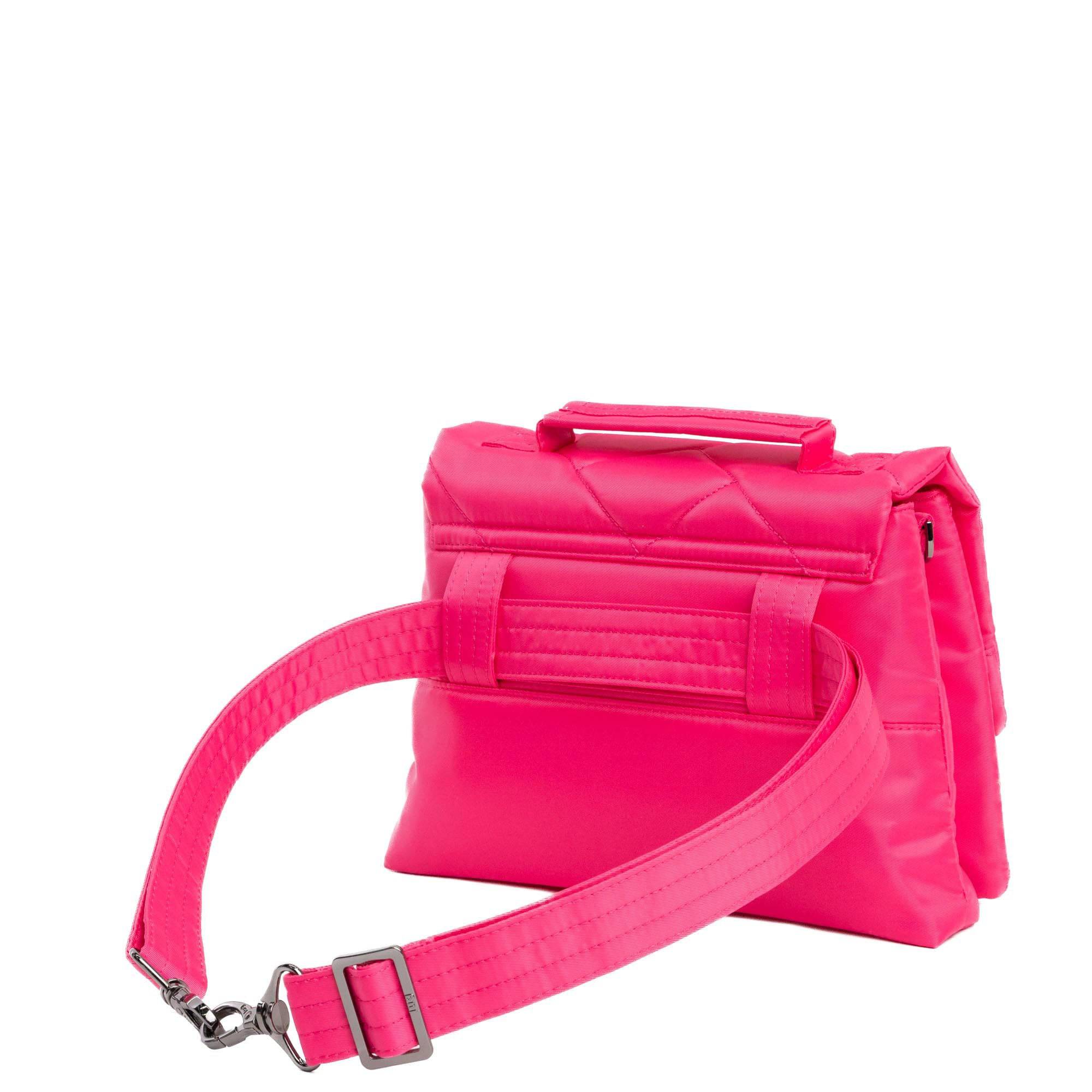 Pli&eacute; 2 Crossbody Bag - POWERFUL PINK - Plie2_PowerfulPink_04