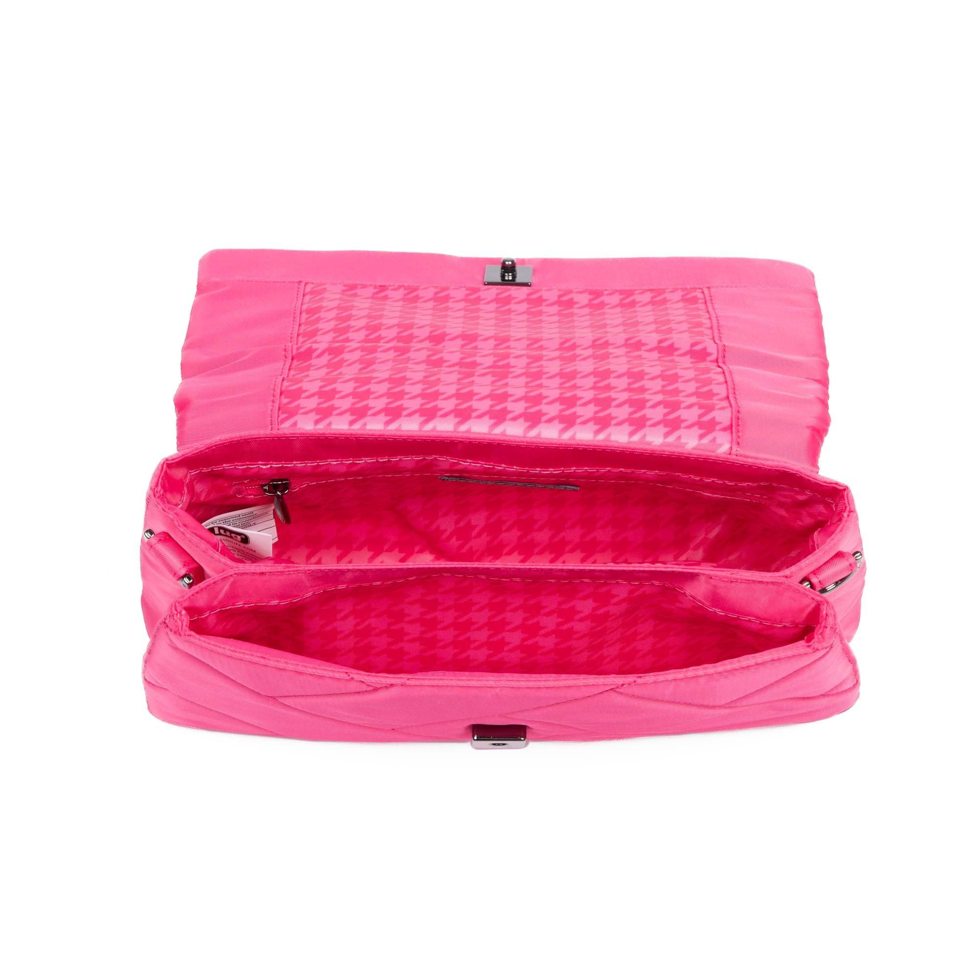 Pli&eacute; 2 Crossbody Bag - POWERFUL PINK - Plie2_PowerfulPink_05