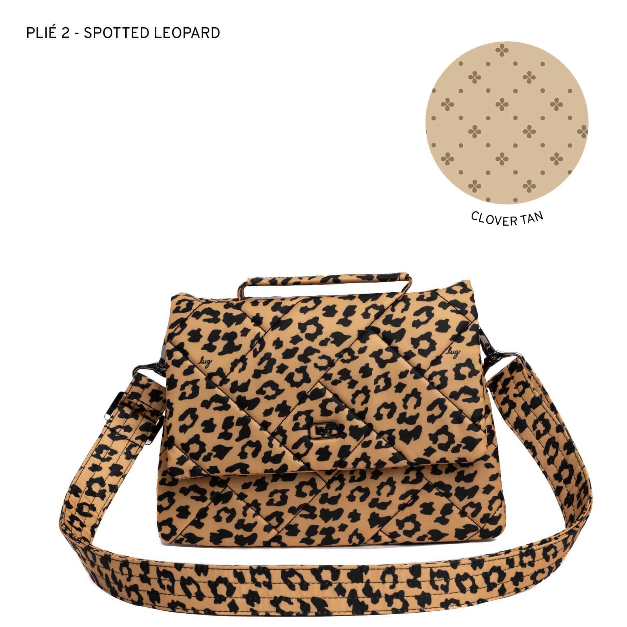 Pli&eacute; 2 Crossbody Bag - SPOTTED LEOPARD - Plie2_SpottedLeopard