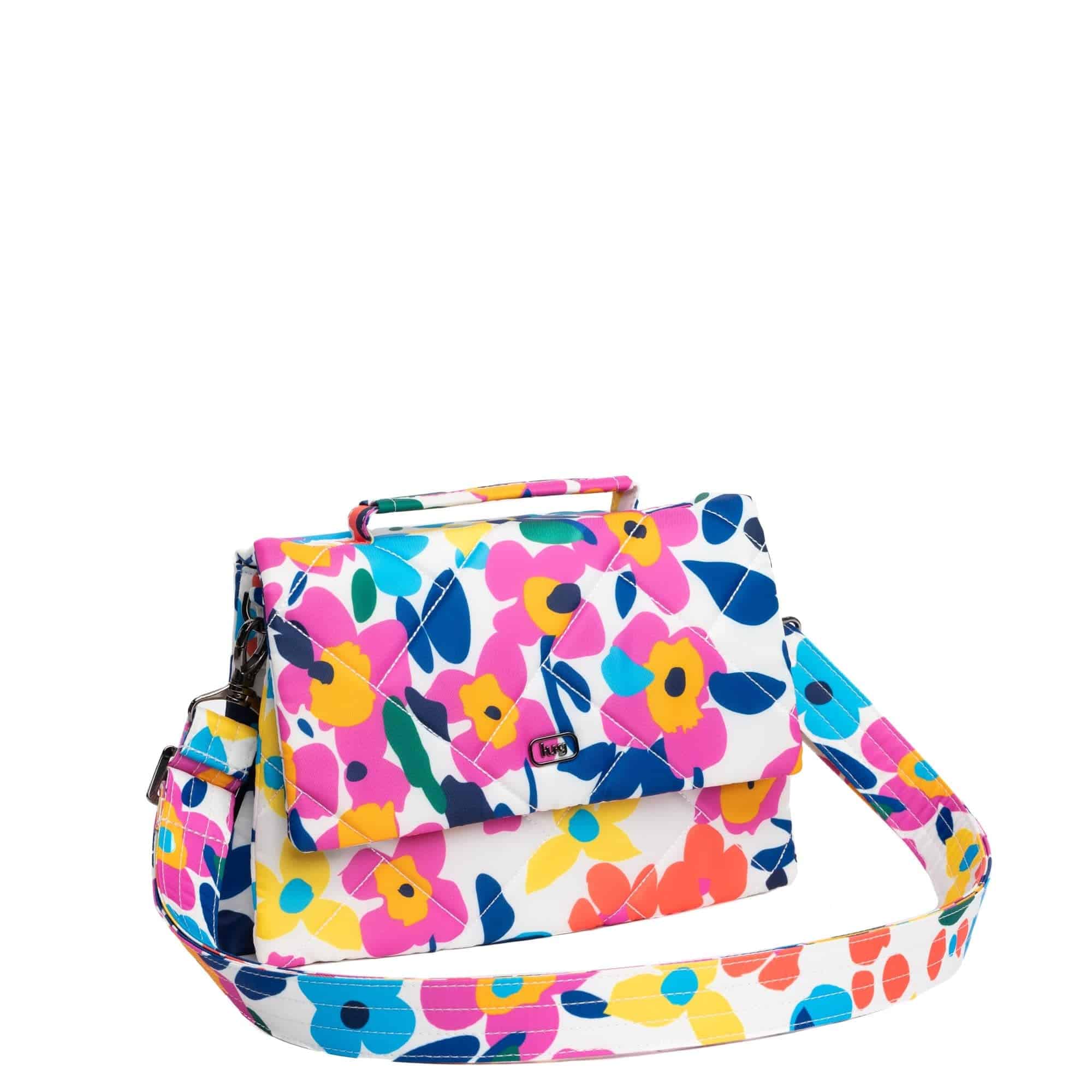 Pli&eacute; 2 Crossbody Bag - WILDFLOWER BRIGHTS - Plie2_WildflowerBrightsXL_02