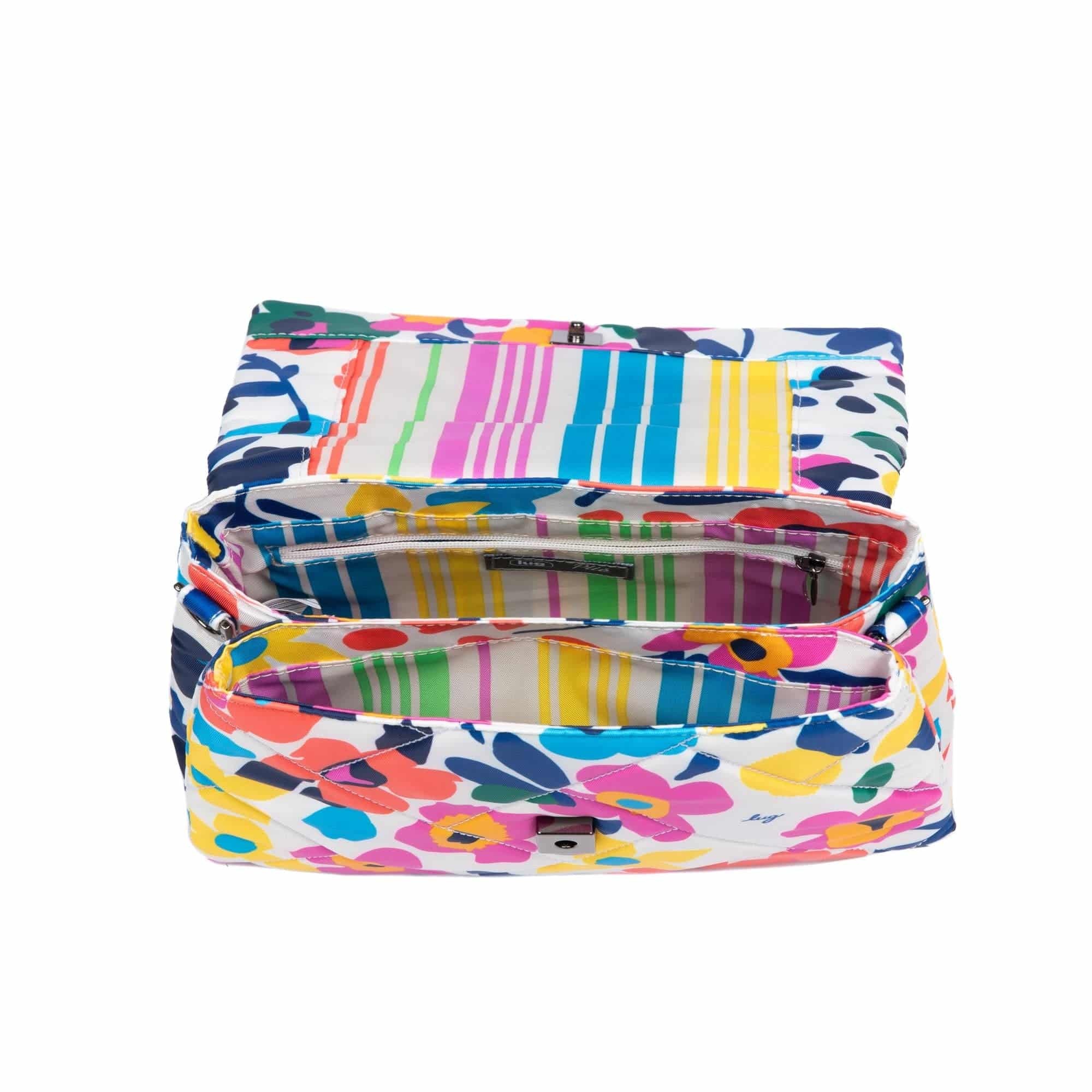 Pli&eacute; 2 Crossbody Bag - WILDFLOWER BRIGHTS - Plie2_WildflowerBrightsXL_05