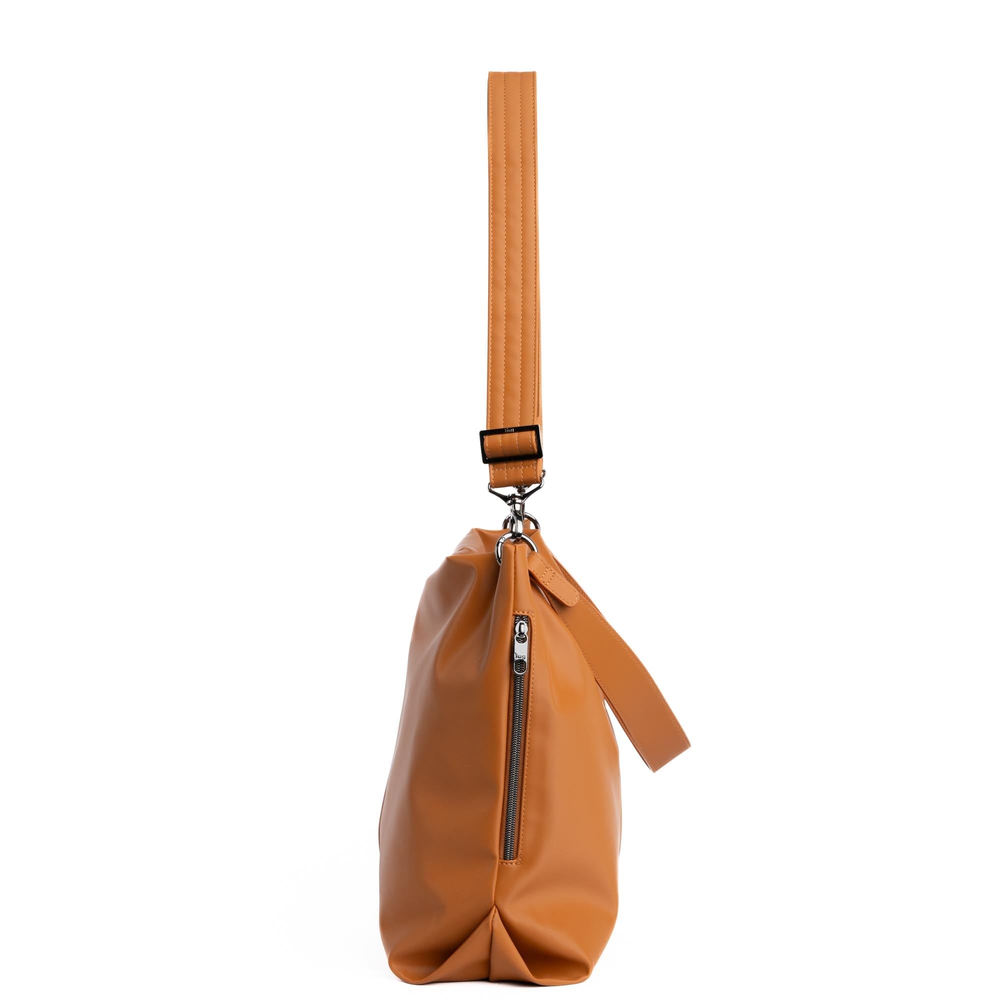 Plunge Satin Luxe VL Carry-All Crossbody Bag - CAPPUCCINO - Plunge_SatinLuxe_Cappuccino_03