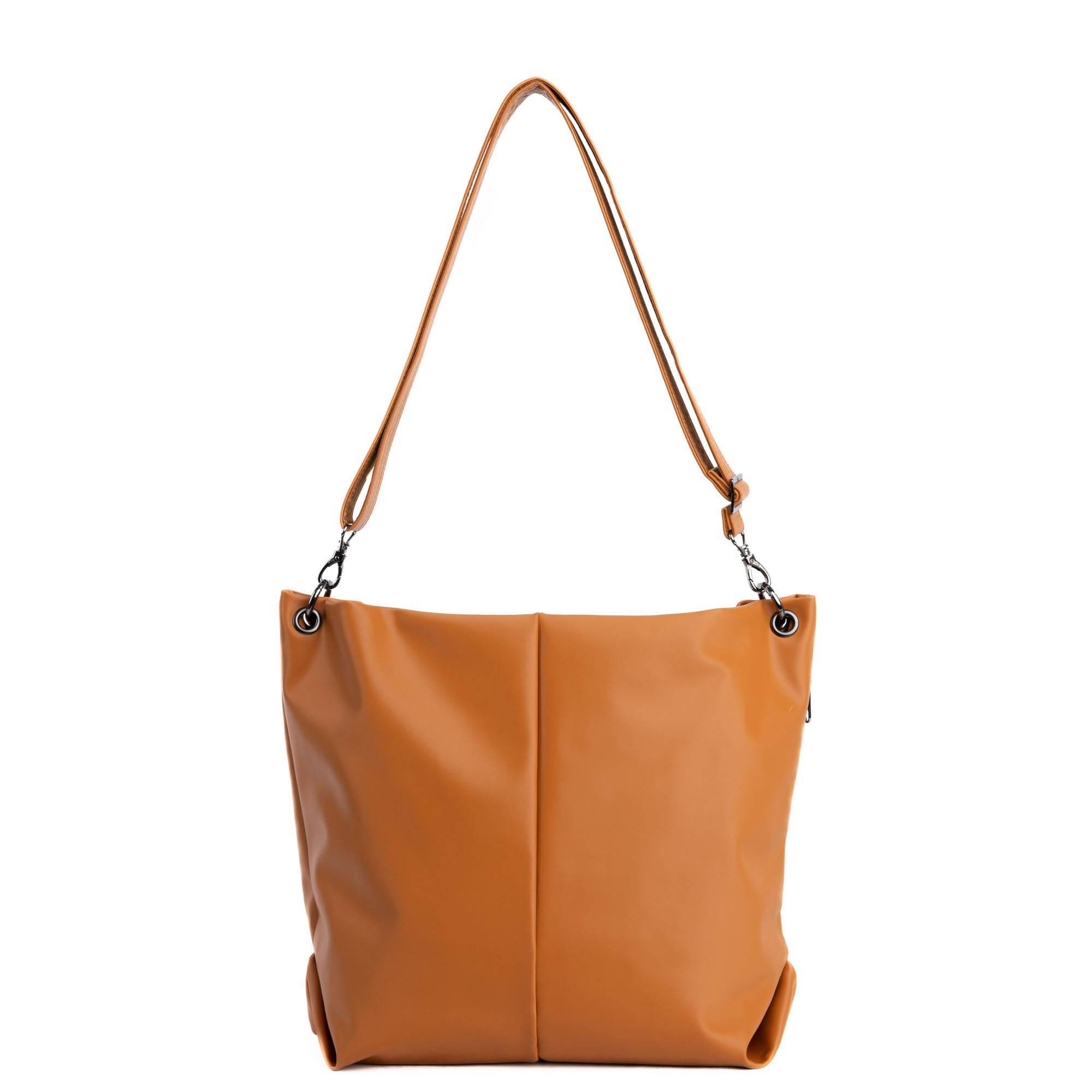 Plunge Satin Luxe VL Carry-All Crossbody Bag - CAPPUCCINO - Plunge_SatinLuxe_Cappuccino_04