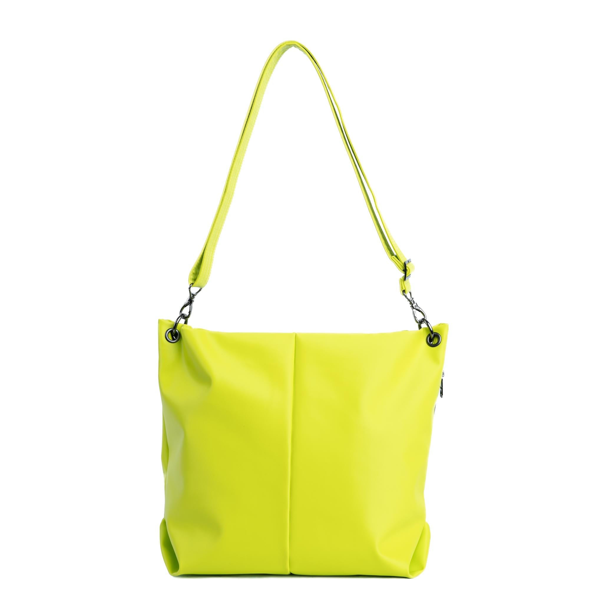 Plunge Satin Luxe VL Carry-All Crossbody Bag - LEMON LIME - Plunge_SatinLuxe_LemonLime_04