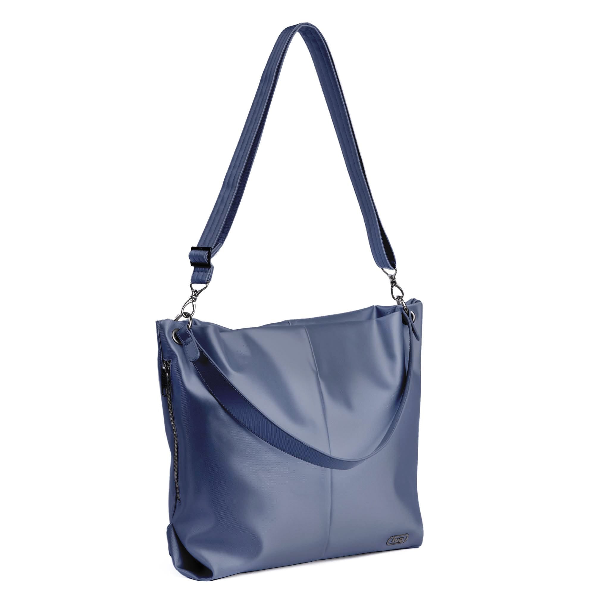 Plunge Satin Luxe VL Carry-All Crossbody Bag - METALLIC BLUE MOON - Plunge_SatinLuxe_MetallicBlueMoon_02_786c290d-d941-4631-9f0d-5cc35cf2d63a
