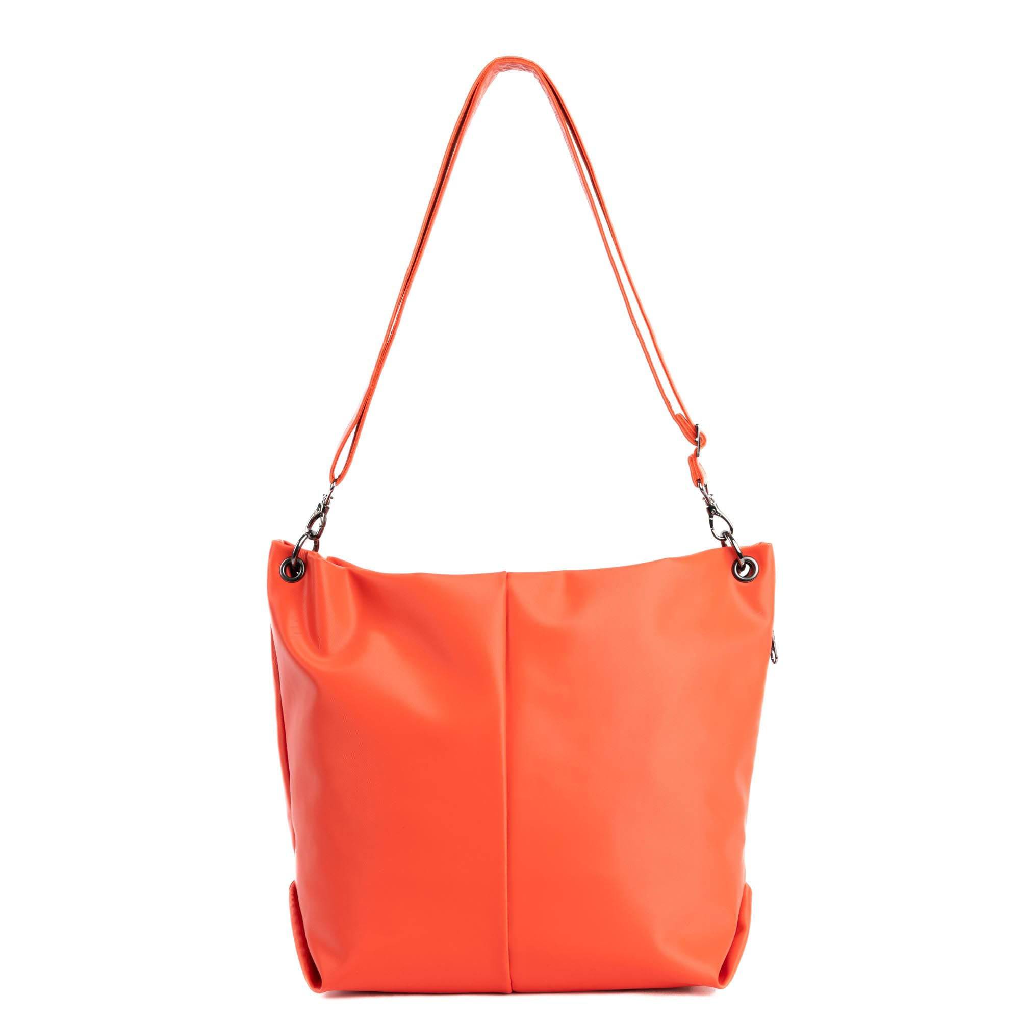 Plunge Satin Luxe VL Carry-All Crossbody Bag - PAPAYA - Plunge_SatinLuxe_Papaya_04