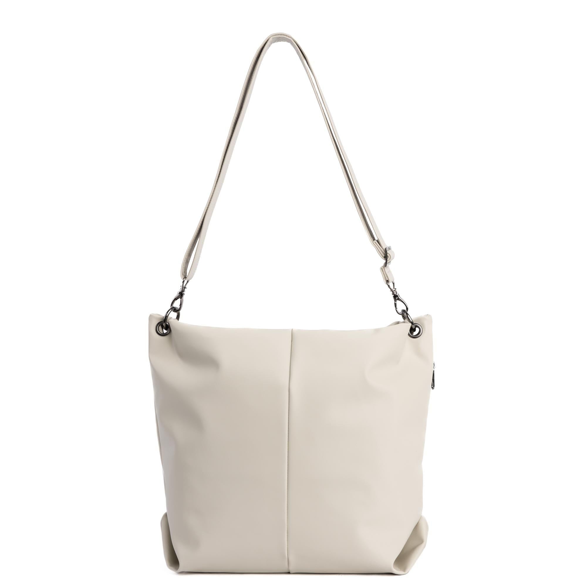 Plunge Satin Luxe VL Carry-All Crossbody Bag - PEBBLE - Plunge_SatinLuxe_Pebble_04_27ed71dd-1bc5-4b62-abf6-721da1822946