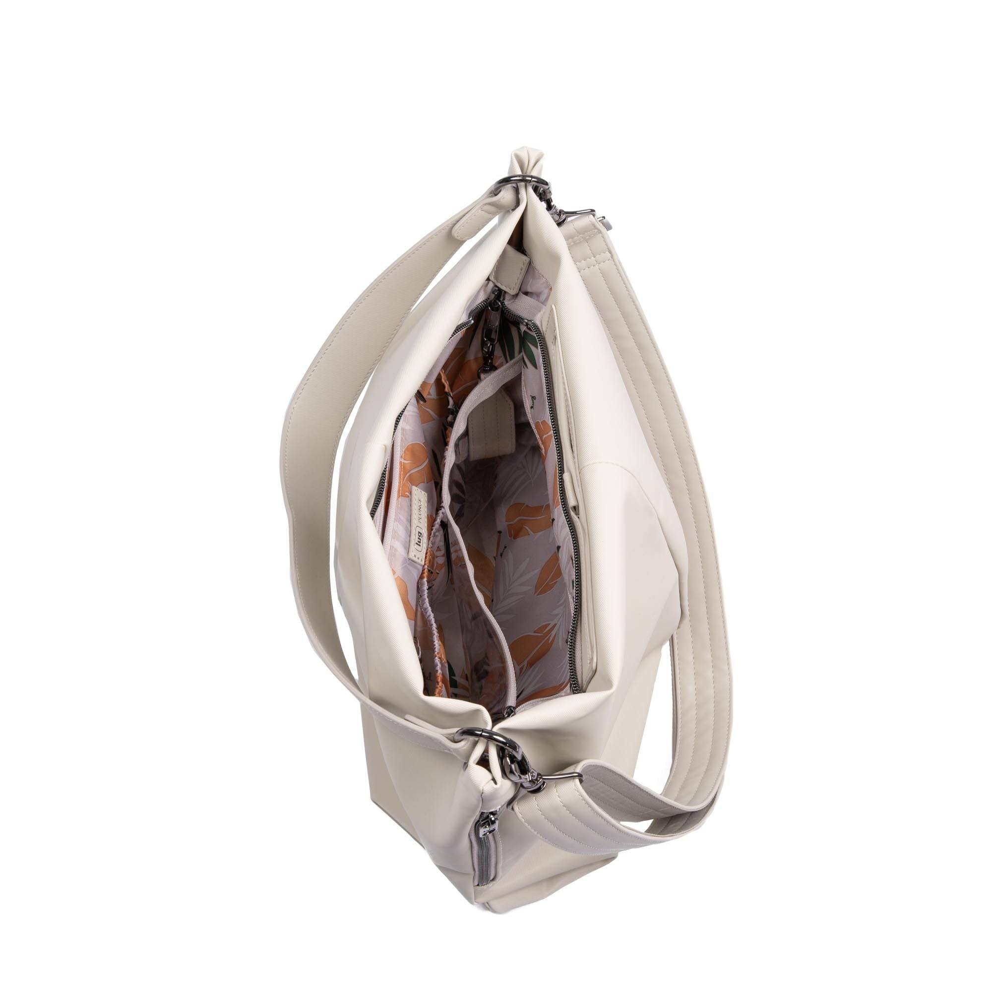 Plunge Satin Luxe VL Carry-All Crossbody Bag - PEBBLE - Plunge_SatinLuxe_Pebble_05