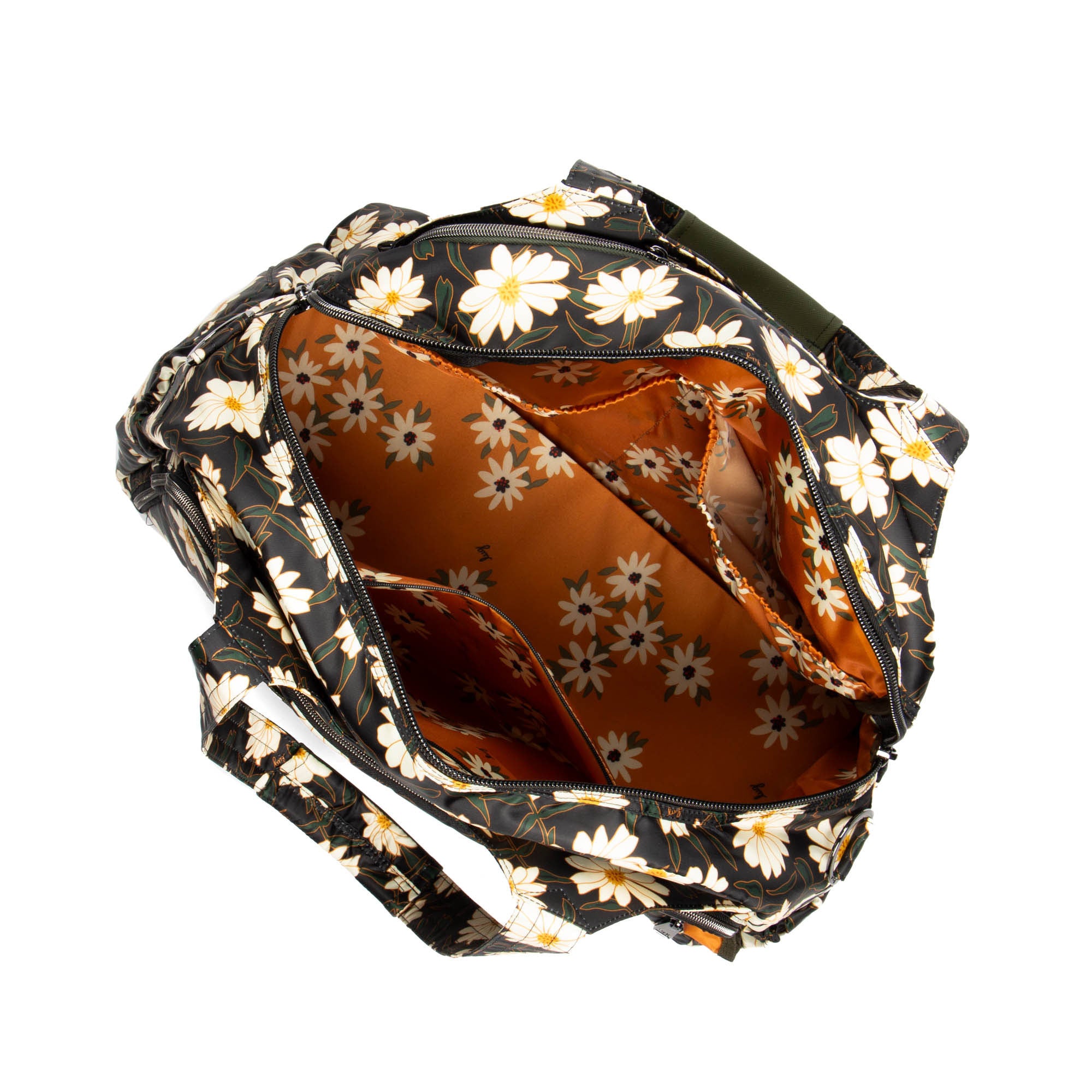 Pontoon 2 Overnight Bag - AUTUMN DAISIES - Pontoon2_AutumnDaisies_05