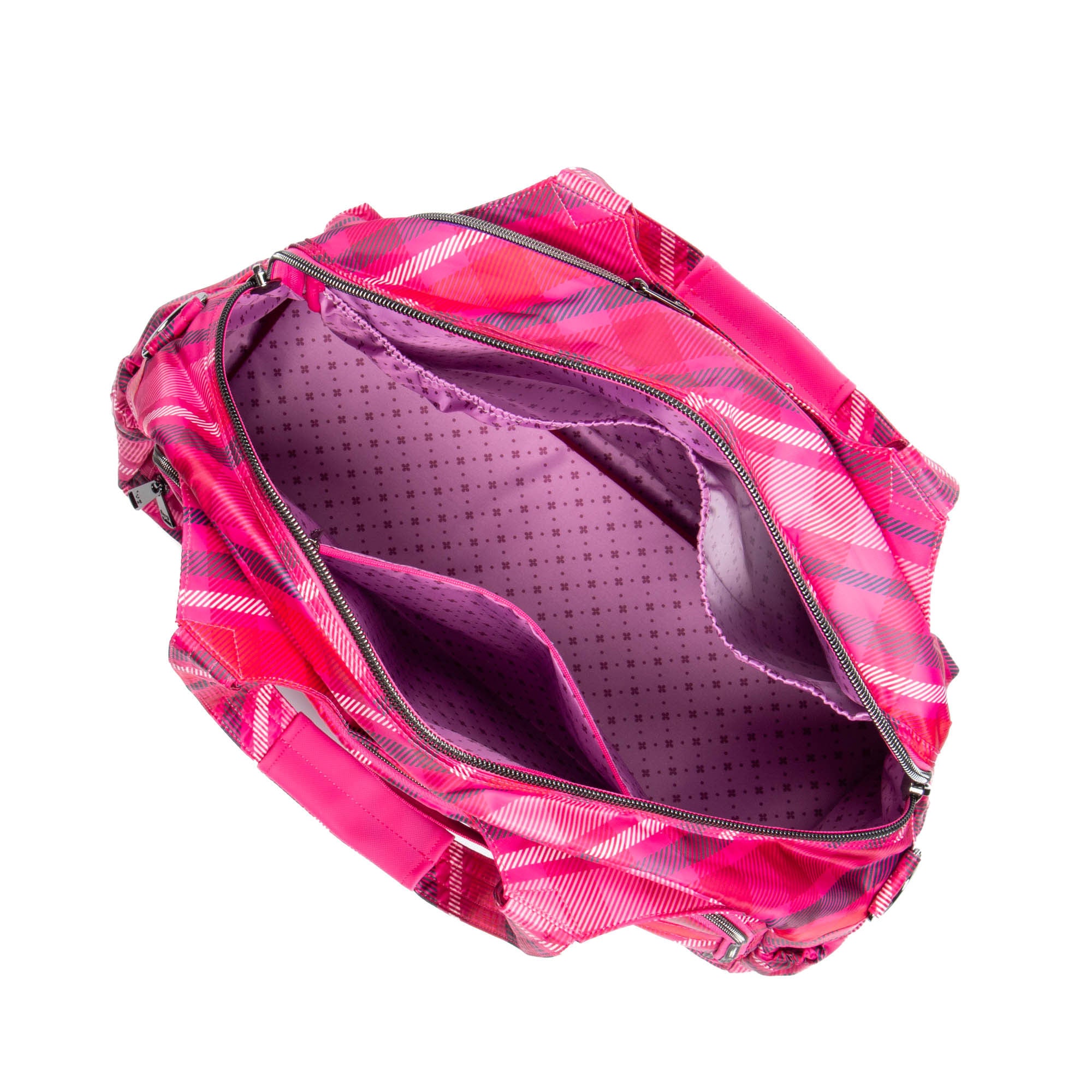 Pontoon 2 Overnight Bag - BERRY PLAID - Pontoon2_BerryPlaid_05