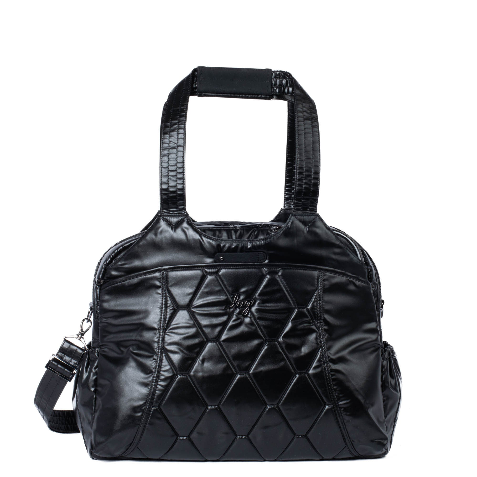 Pontoon 2 Overnight Bag - METALLIC BLACK - Pontoon2_MetallicBlack_01