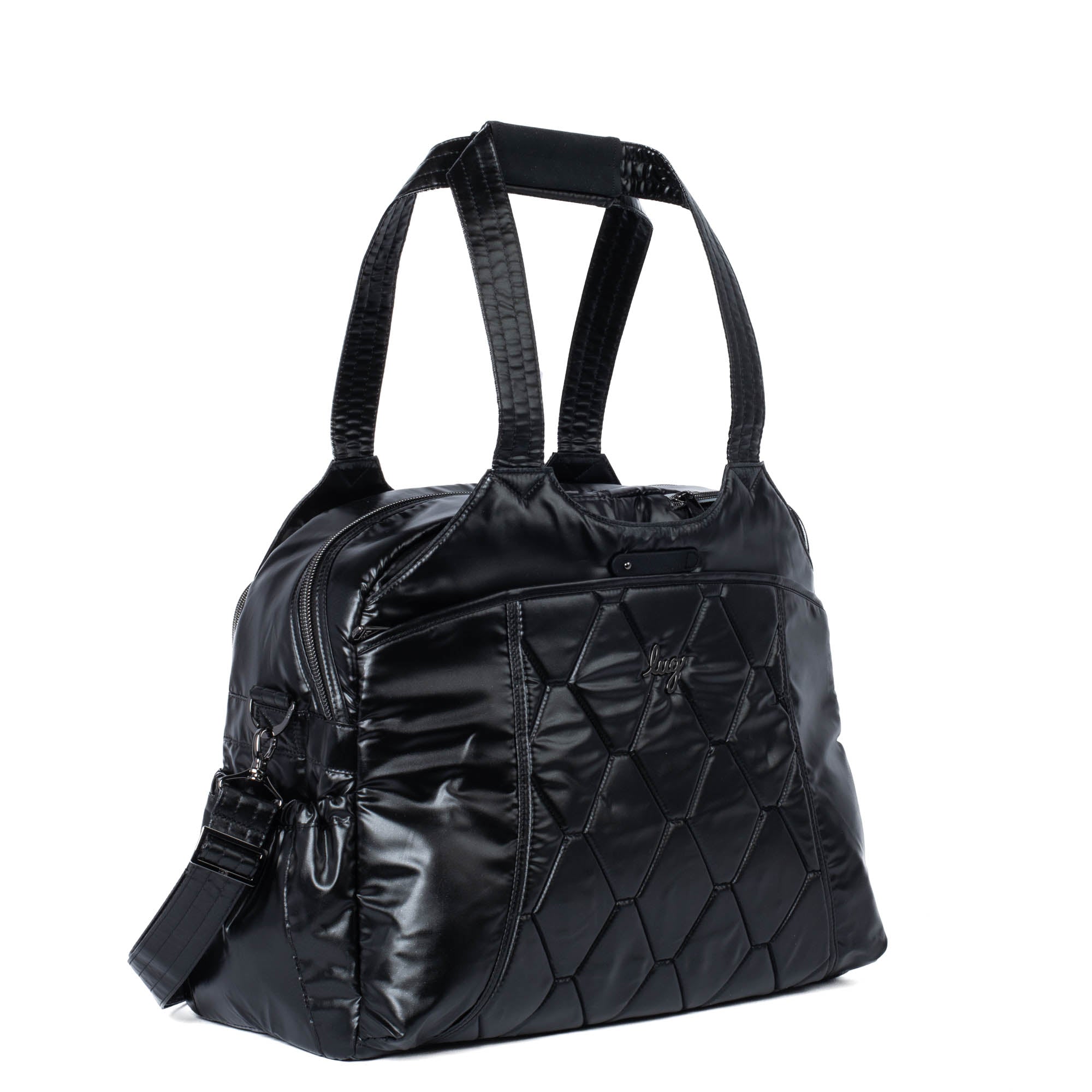 Pontoon 2 Overnight Bag - METALLIC BLACK - Pontoon2_MetallicBlack_02