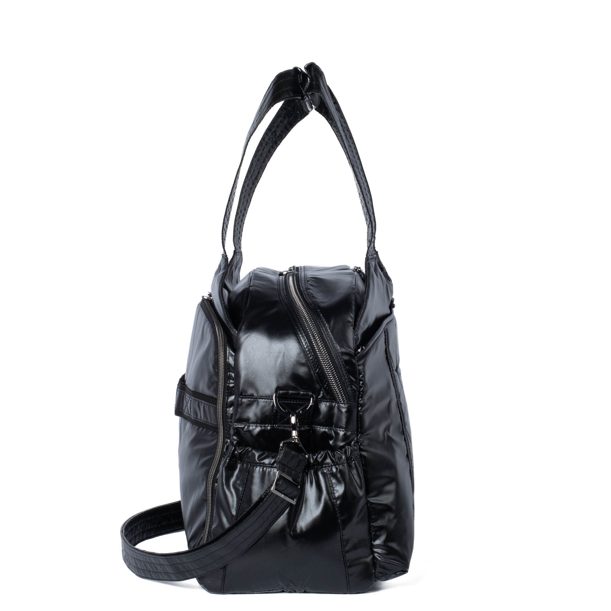 Pontoon 2 Overnight Bag - METALLIC BLACK - Pontoon2_MetallicBlack_03