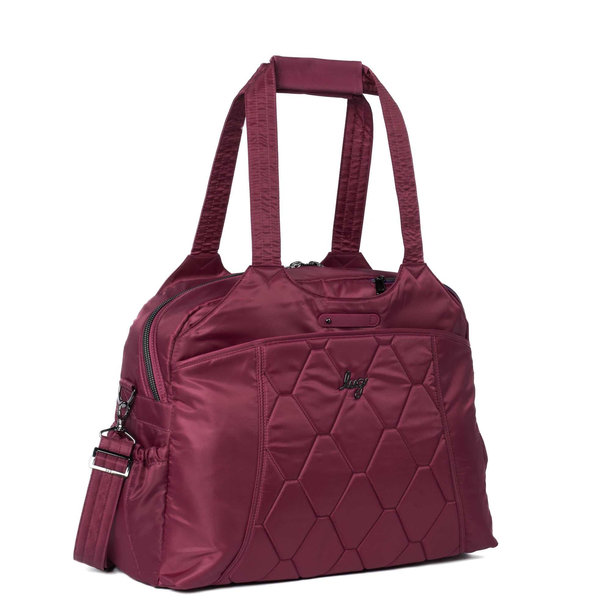 Pontoon 2 Overnight Bag - RASPBERRY - Pontoon2_Raspberry_02