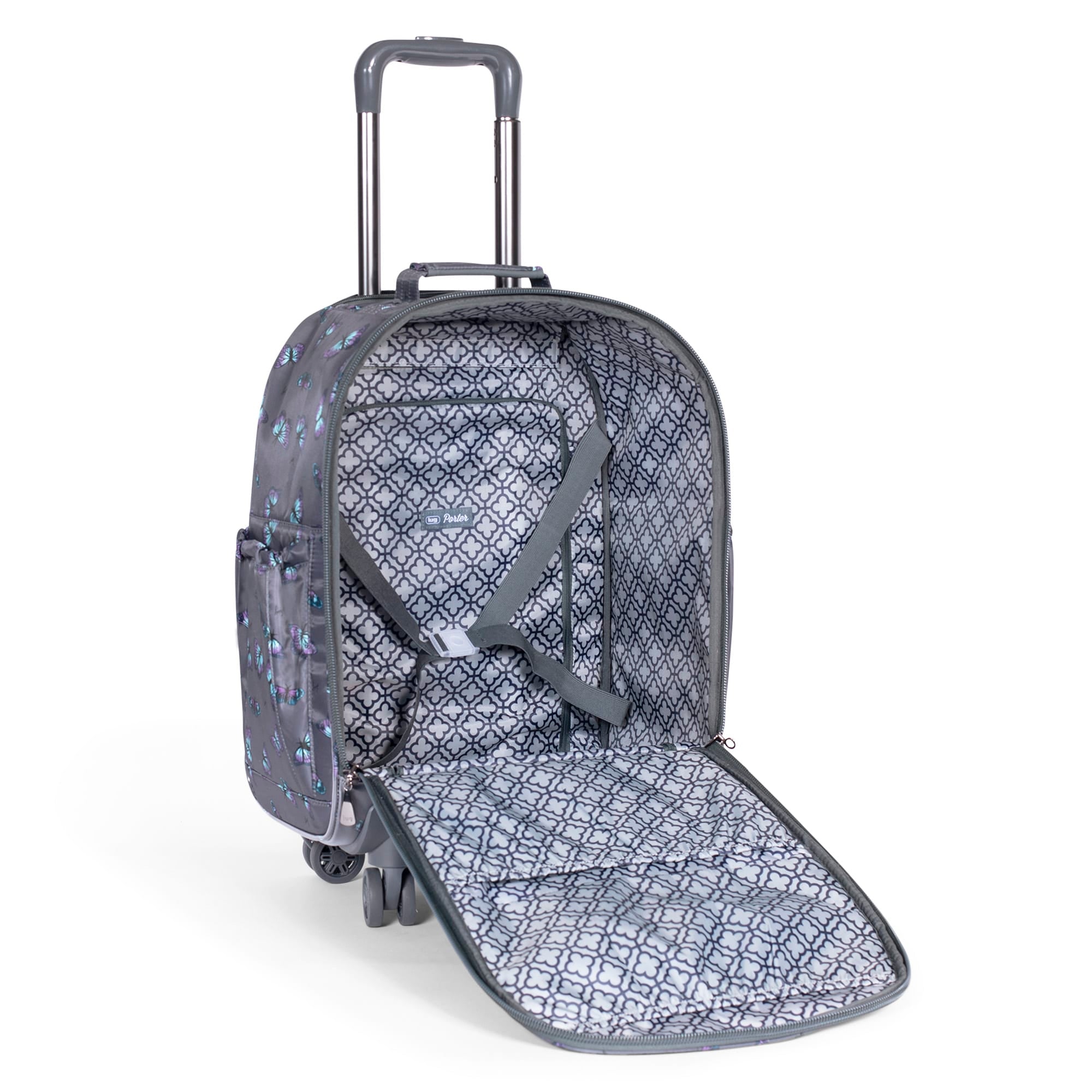 Porter 2 Wheelie Luggage - BUTTERFLY GREY - Porter2Wheelie_Butterfley_Grey_05