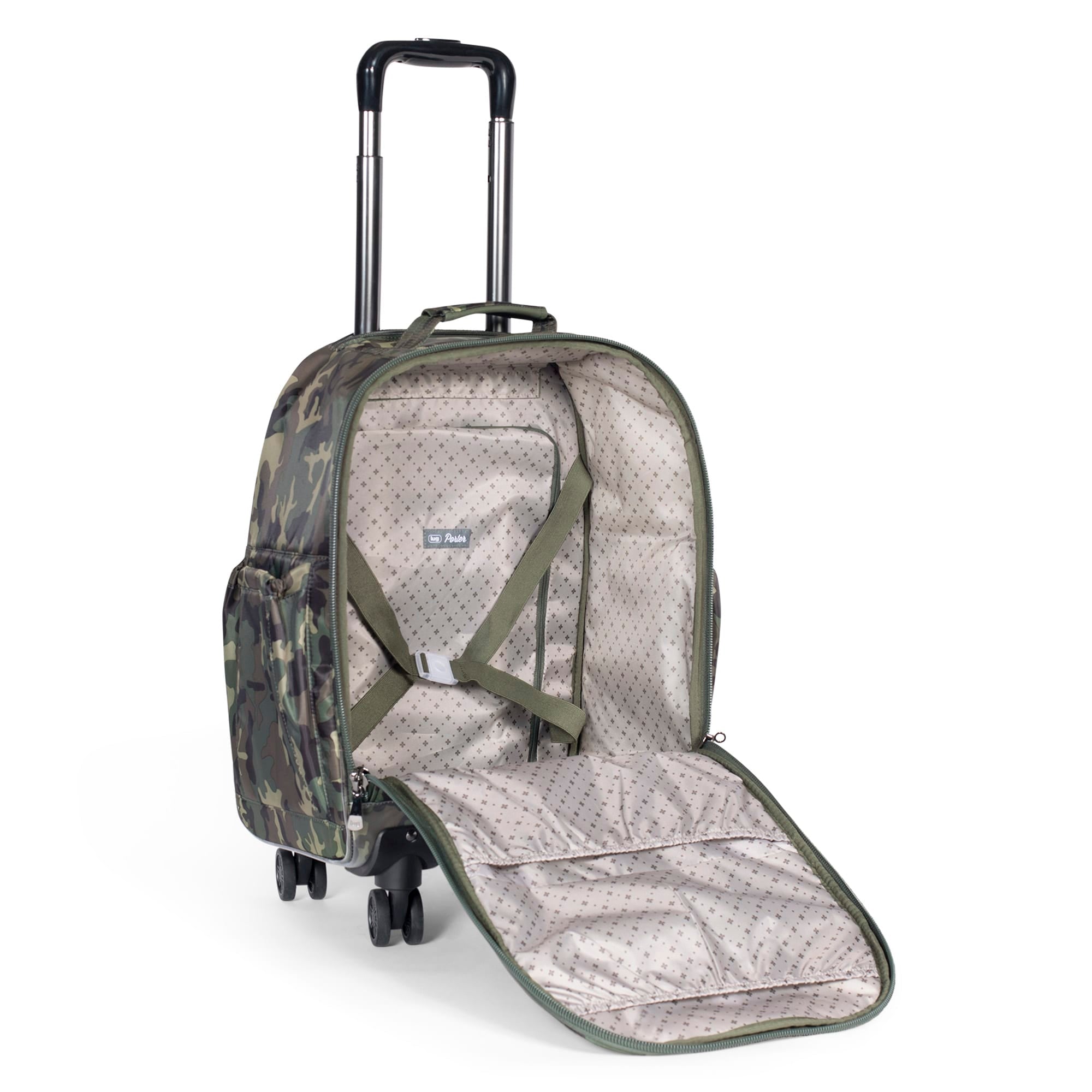 Porter 2 Wheelie Luggage - CAMO GREEN - Porter2Wheelie_CamoGreen_05