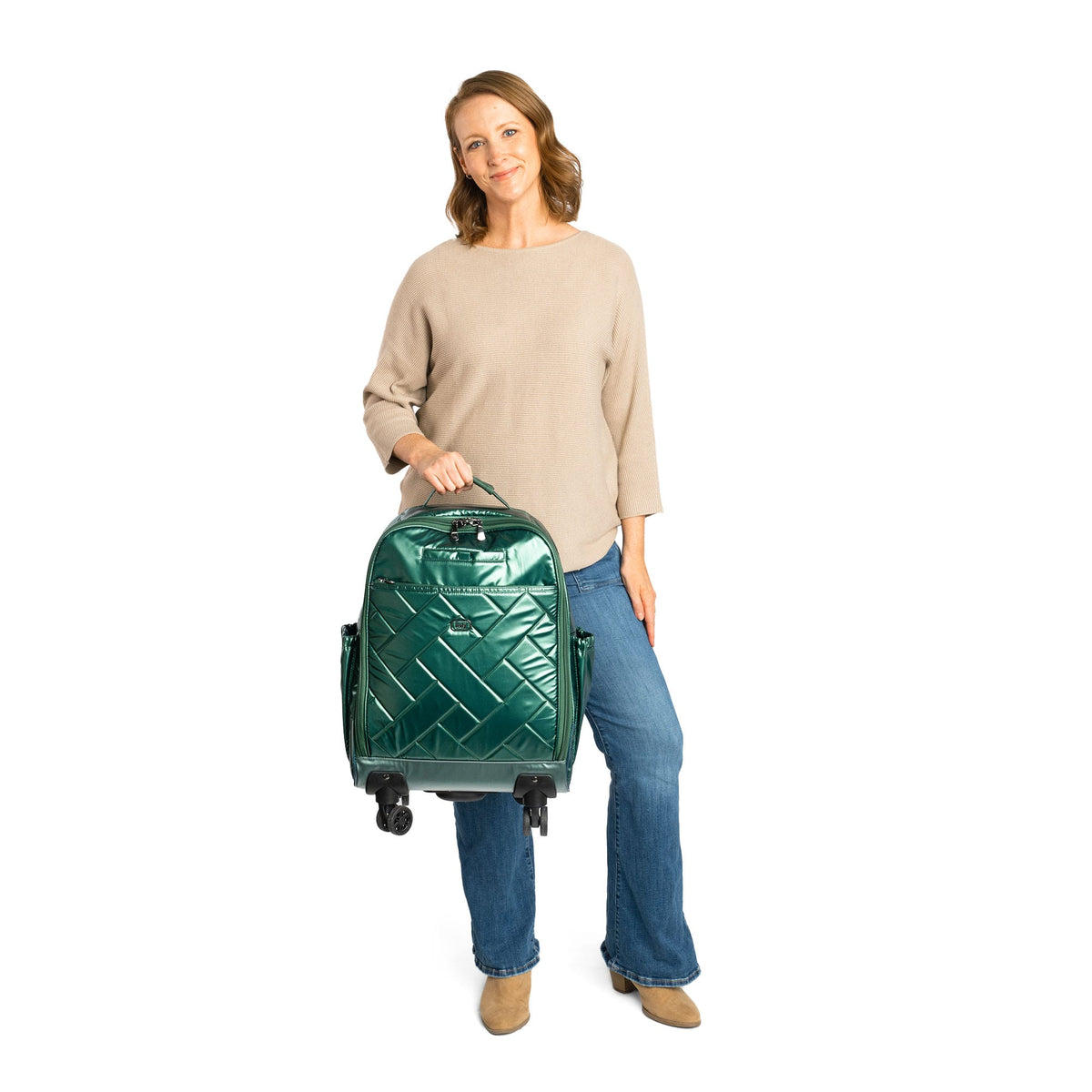 Porter 2 Wheelie Luggage - - Porter2Wheelie_Lifestyle_BagProportions_02
