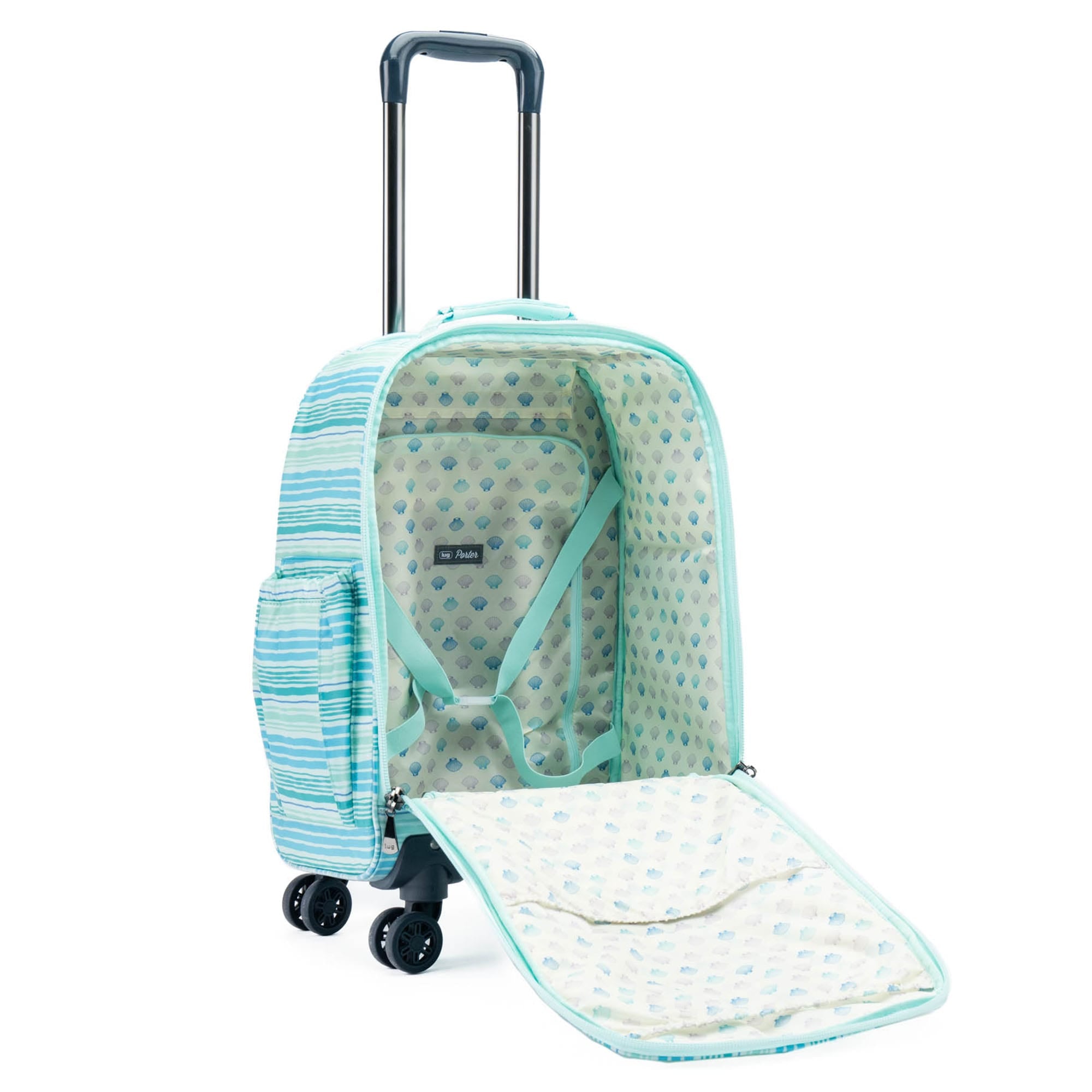 Porter 2 Wheelie Luggage - LOVE WAVES AQUA - Porter2Wheelie_LovesWavesAqua_05