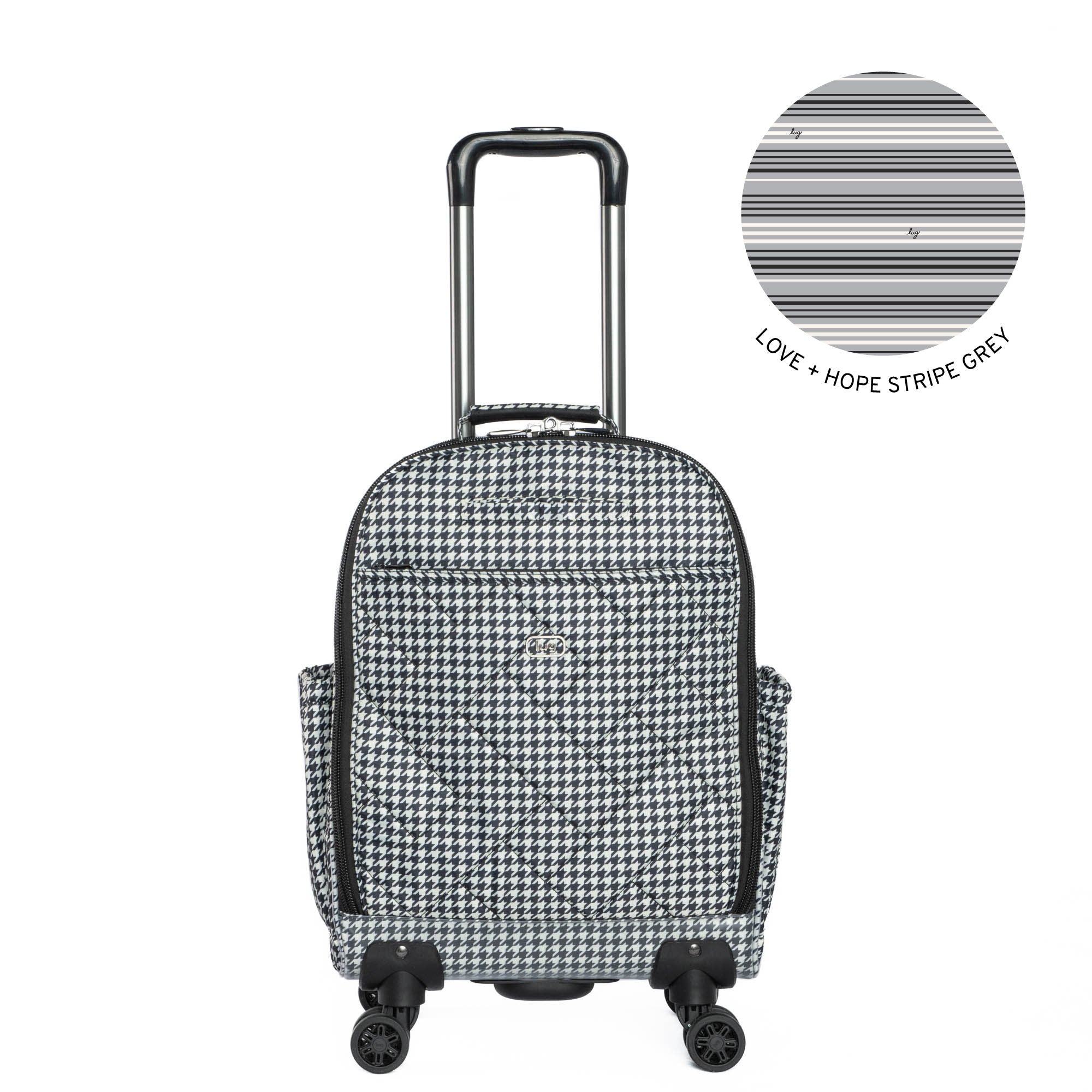 Porter 2 Wheelie Luggage - MICRO HOUNDSTOOTH 2 - Porter2Wheelie_MicroHoundstooth