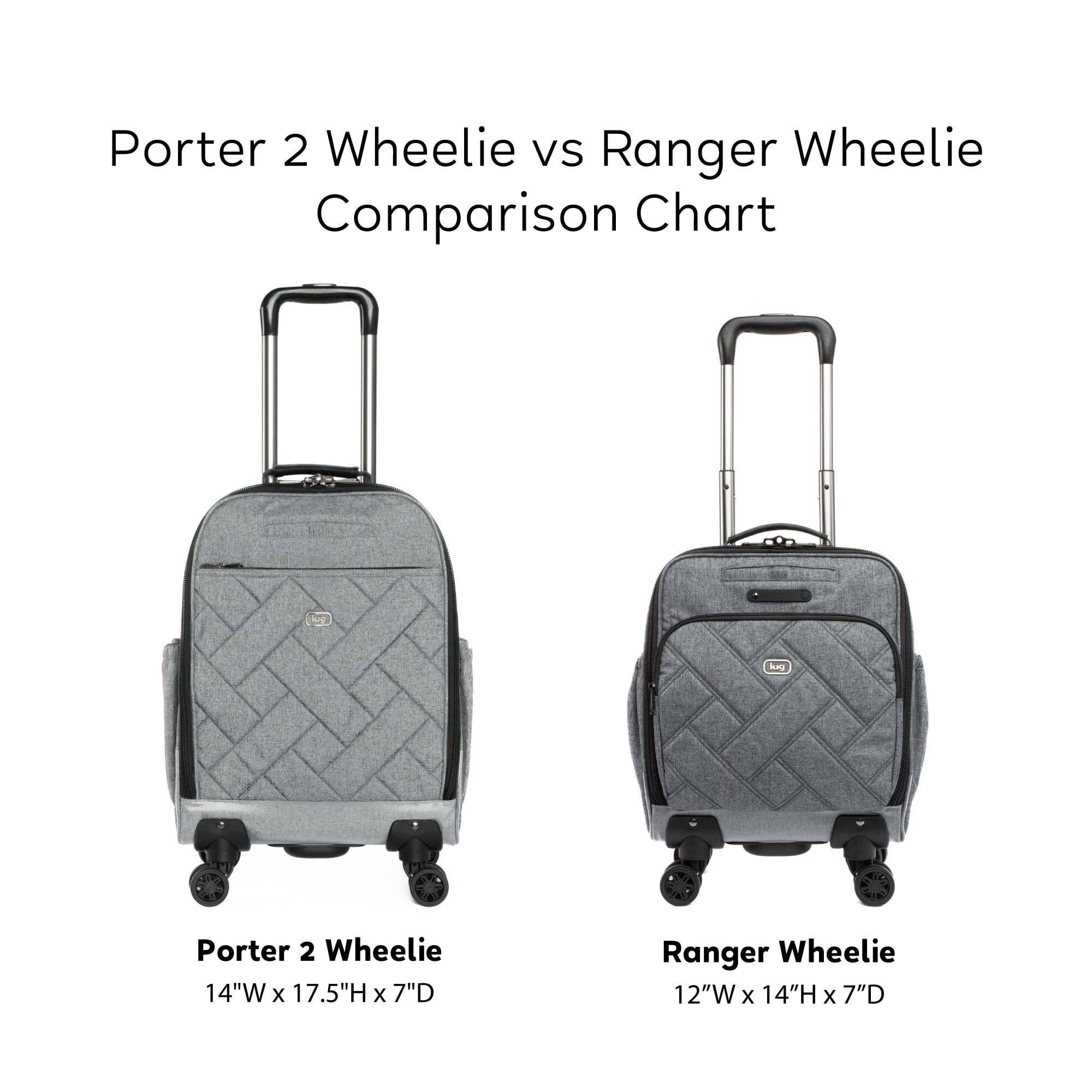 Legacy Collection Ranger Wheelie Luggage - - Porter2Wheelie_RangerWheelie_ComparisonChart