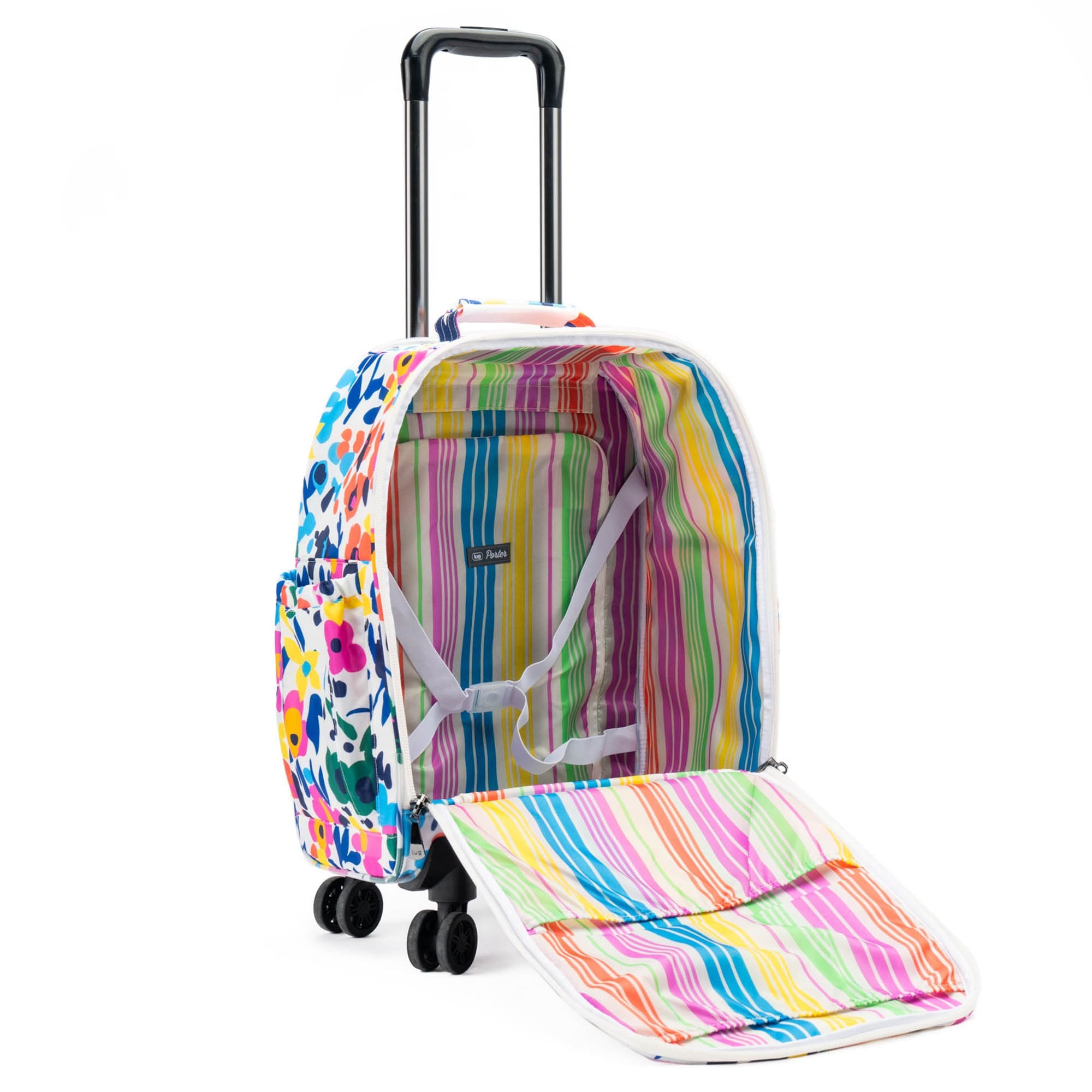 Porter 2 Wheelie Luggage - WILDFLOWER BRIGHTS - Porter2Wheelie_WildflowerBrights_05