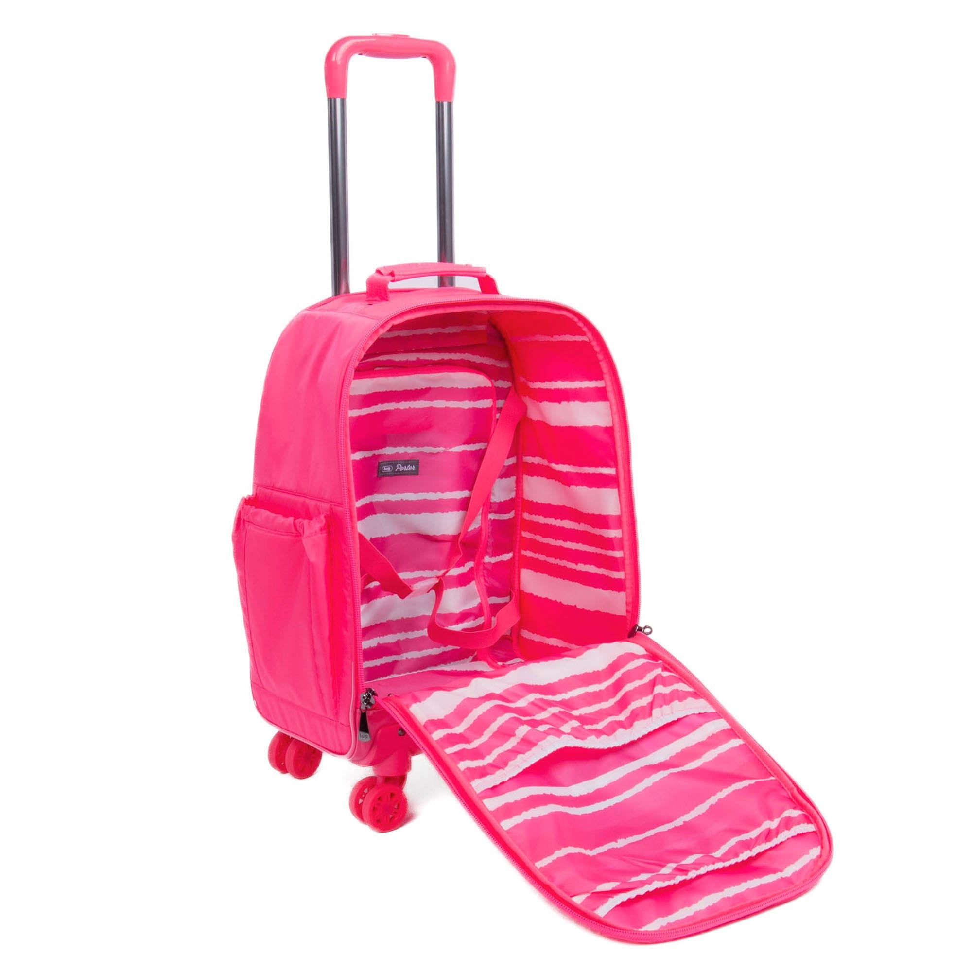 Porter 2 Wheelie Luggage - BRUSHED MARINA - PorterWheelie2_Magenta_05