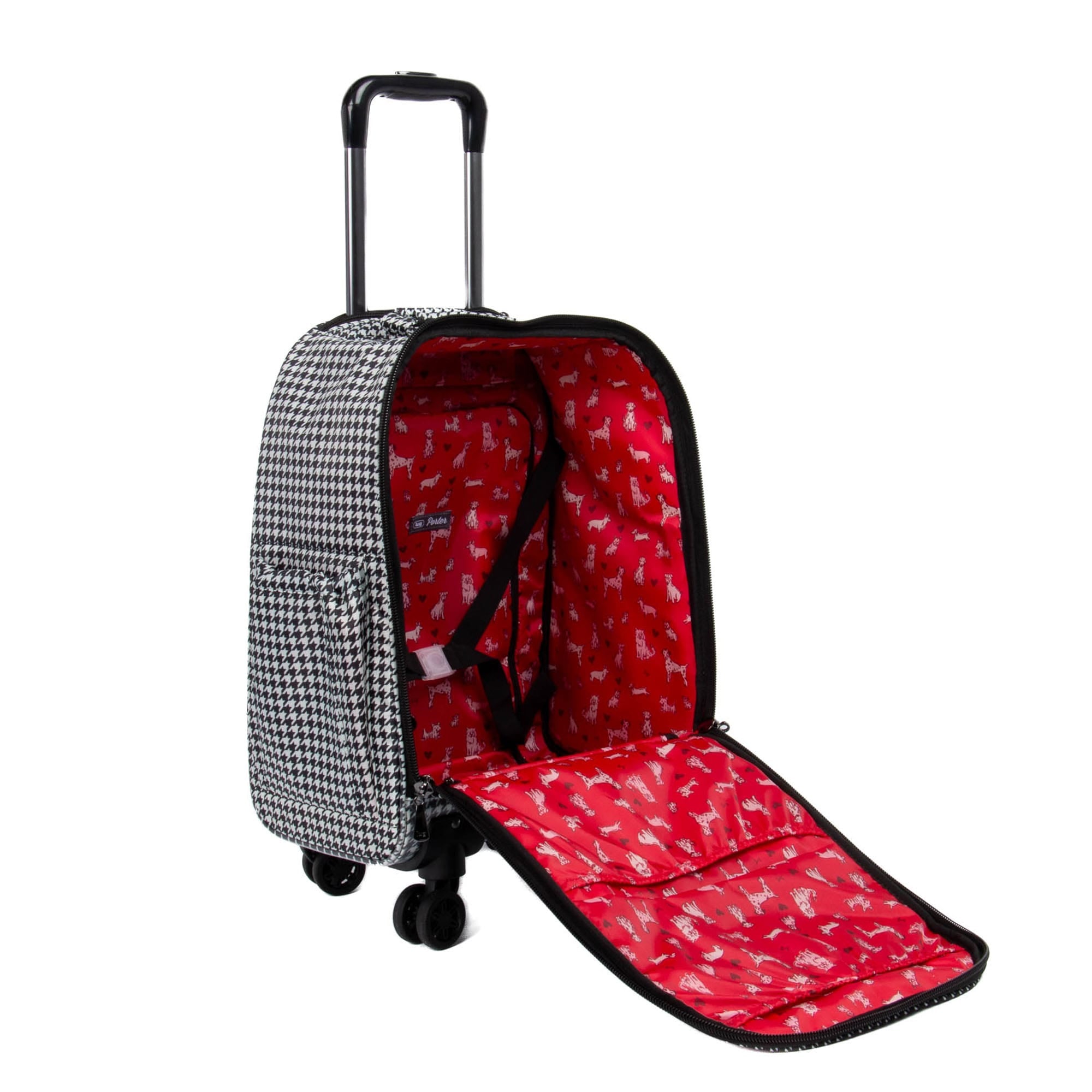 Porter 2 Wheelie Luggage - MICRO HOUNDSTOOTH - PorterWheelie2_MicroHoundstooth_05
