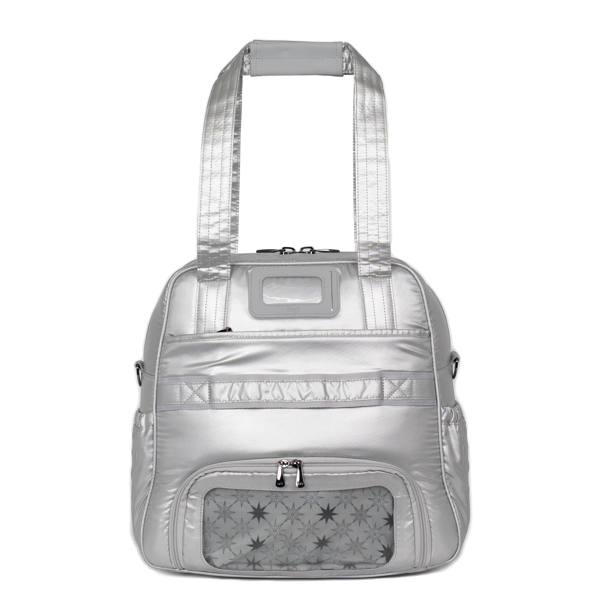 Puddle Jumper LE Convertible Tote Bag - METALLIC SILVER - PuddleJumperLE_MetallicSilver_04_uc54nh