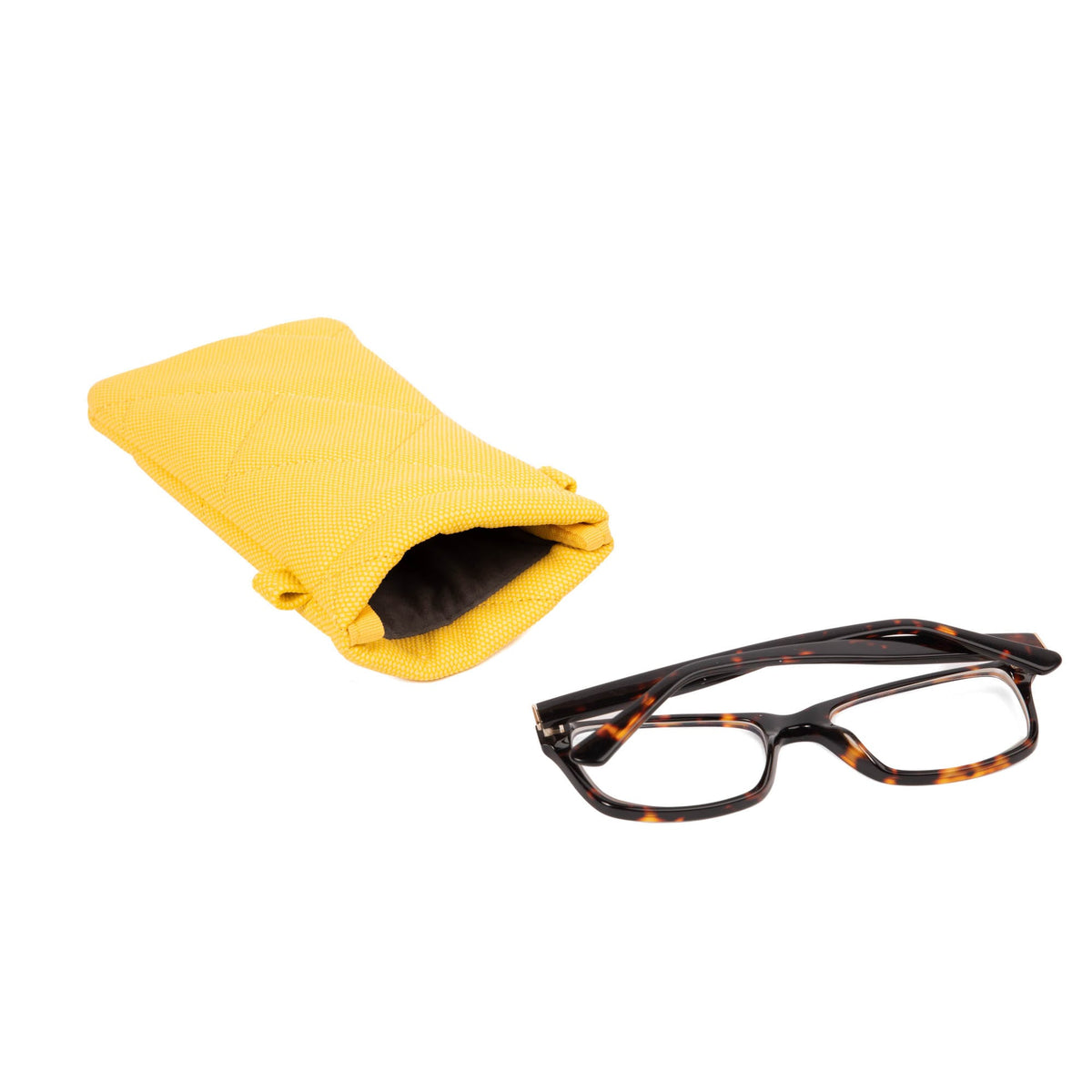 Raft Eyeglass Matte Luxe VL Pouch - BANANA ICEPOP - RaftEyeglassPouch_ML_BananaIcePop_05