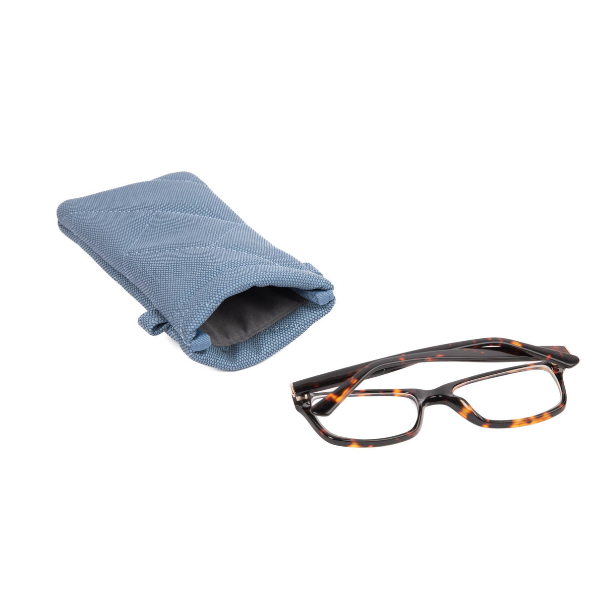 Raft Eyeglass Matte Luxe VL Pouch - BLUE MOON ICEPOP - RaftEyeglassPouch_ML_BluemoonIcePop_05