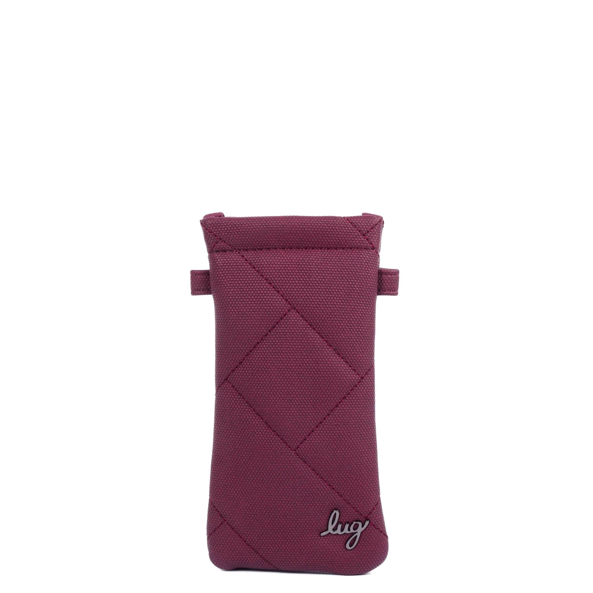 Raft Eyeglass Matte Luxe VL Pouch - WINE - RaftEyeglassPouch_ML_Wine_01