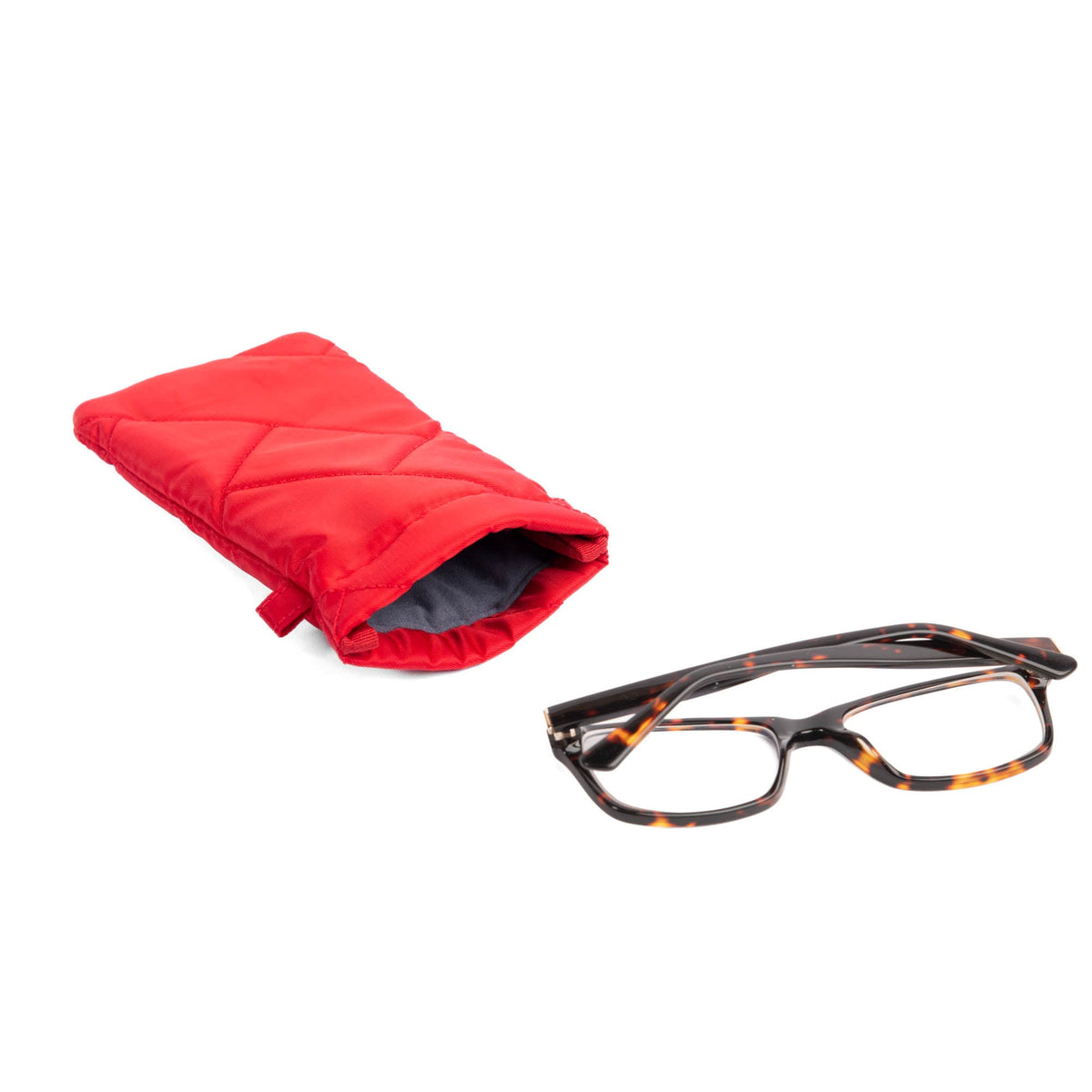 Raft Eyeglass Pouch - POPPY RED - RaftEyeglassPouch_PoppyRed_05