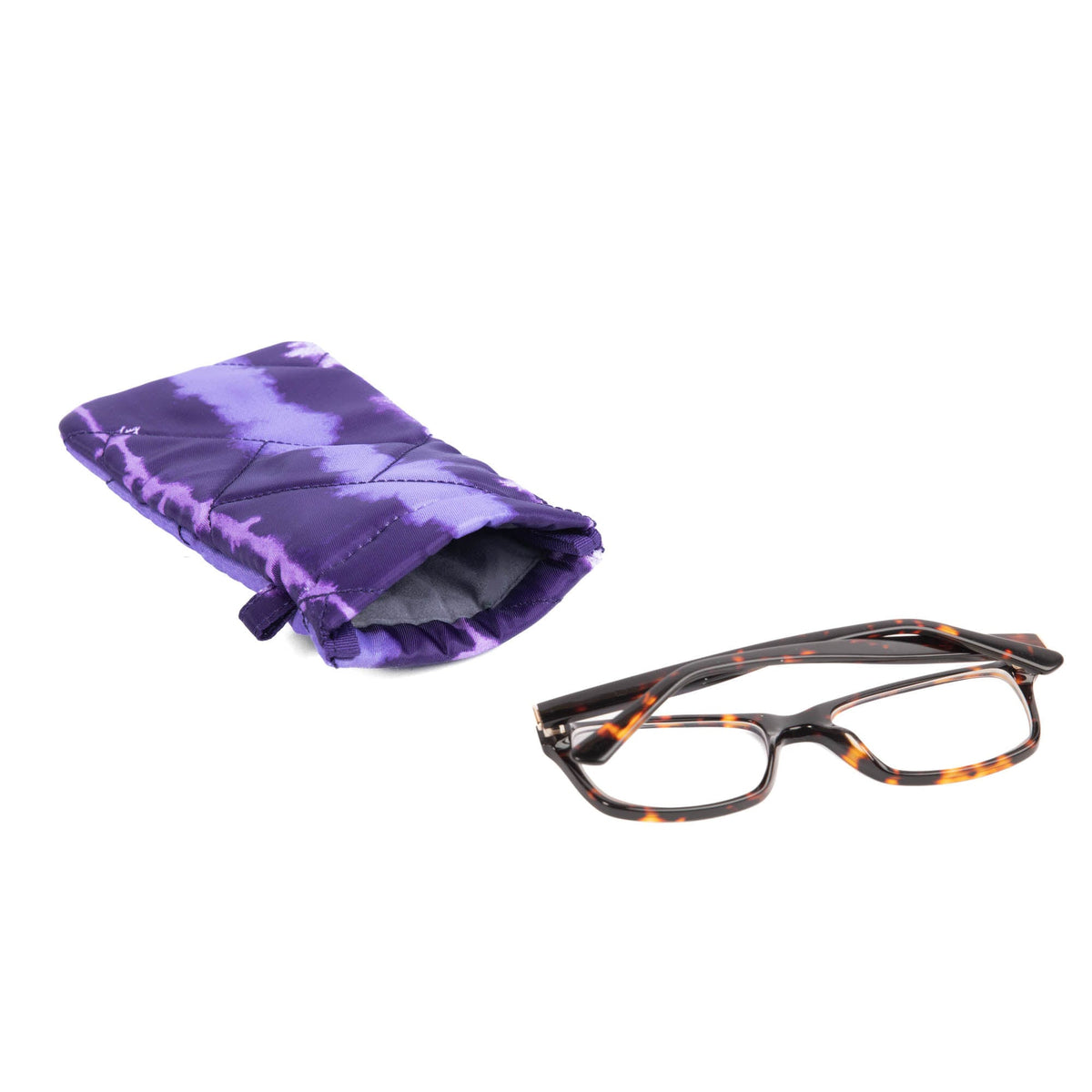 Raft Eyeglass Pouch - SHIBORI PURPLE - RaftEyeglassPouch_ShiboriPurple_05