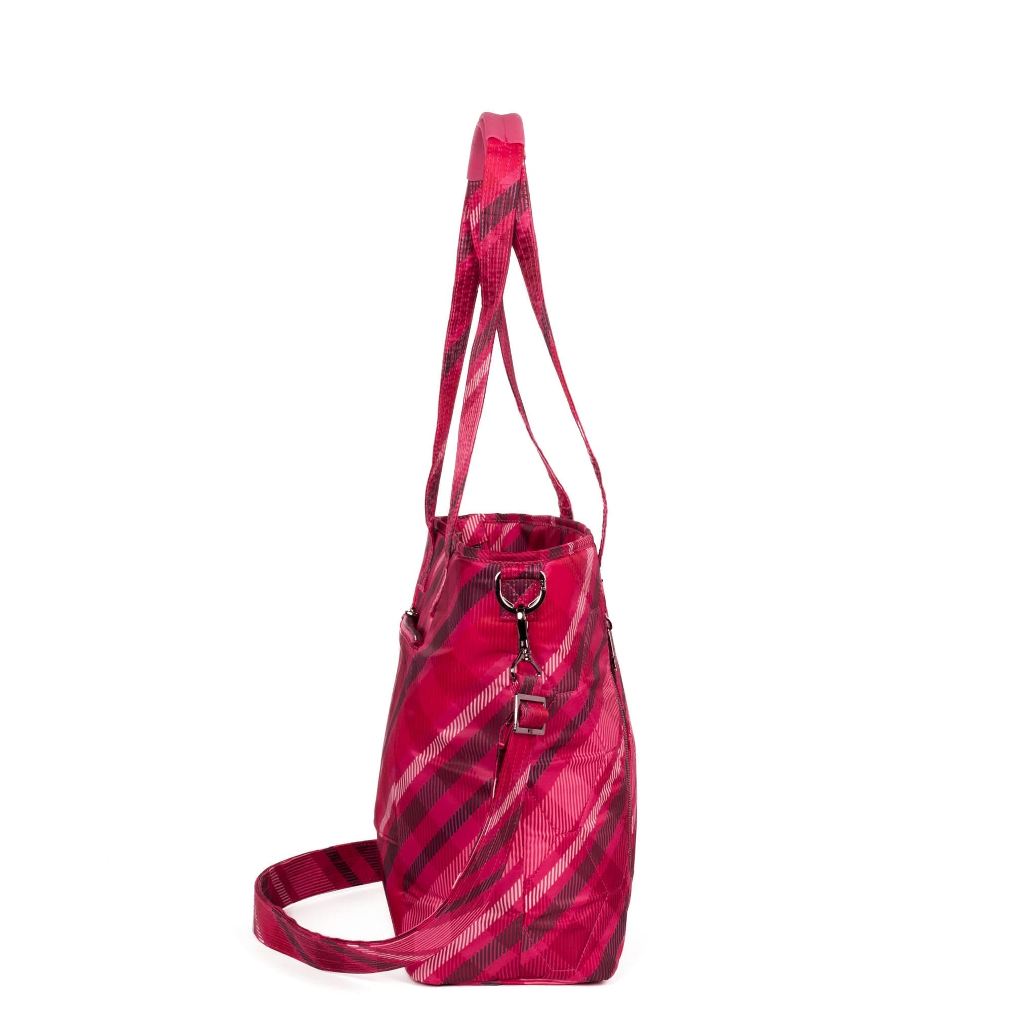 Rally Tote Bag - BERRY PLAID - Rally_BerryPlaid_032