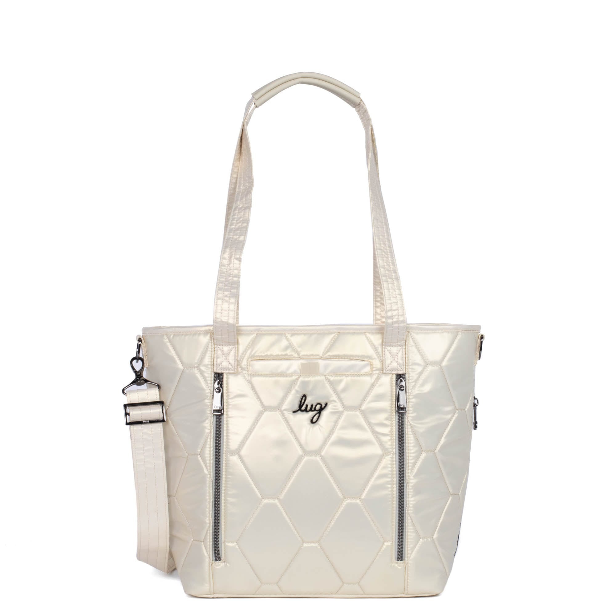 Rally Tote Bag - METALLIC CHAMPAGNE - Rally_MetallicChampagne_01