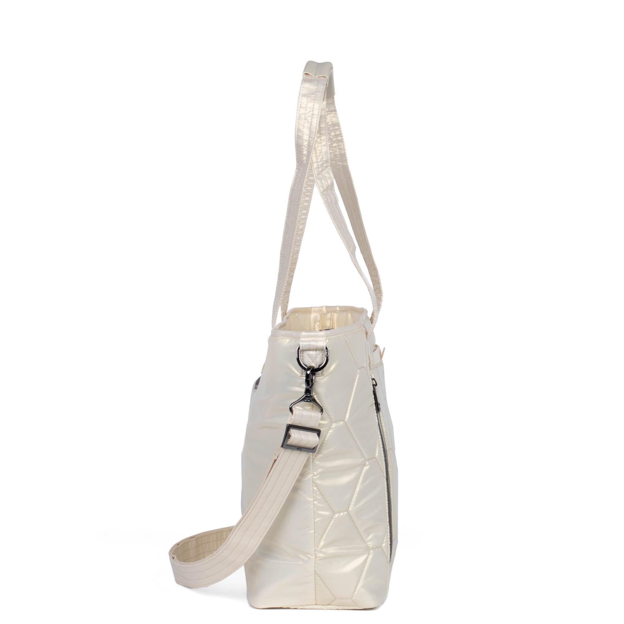 Rally Tote Bag - METALLIC CHAMPAGNE - Rally_MetallicChampagne_03